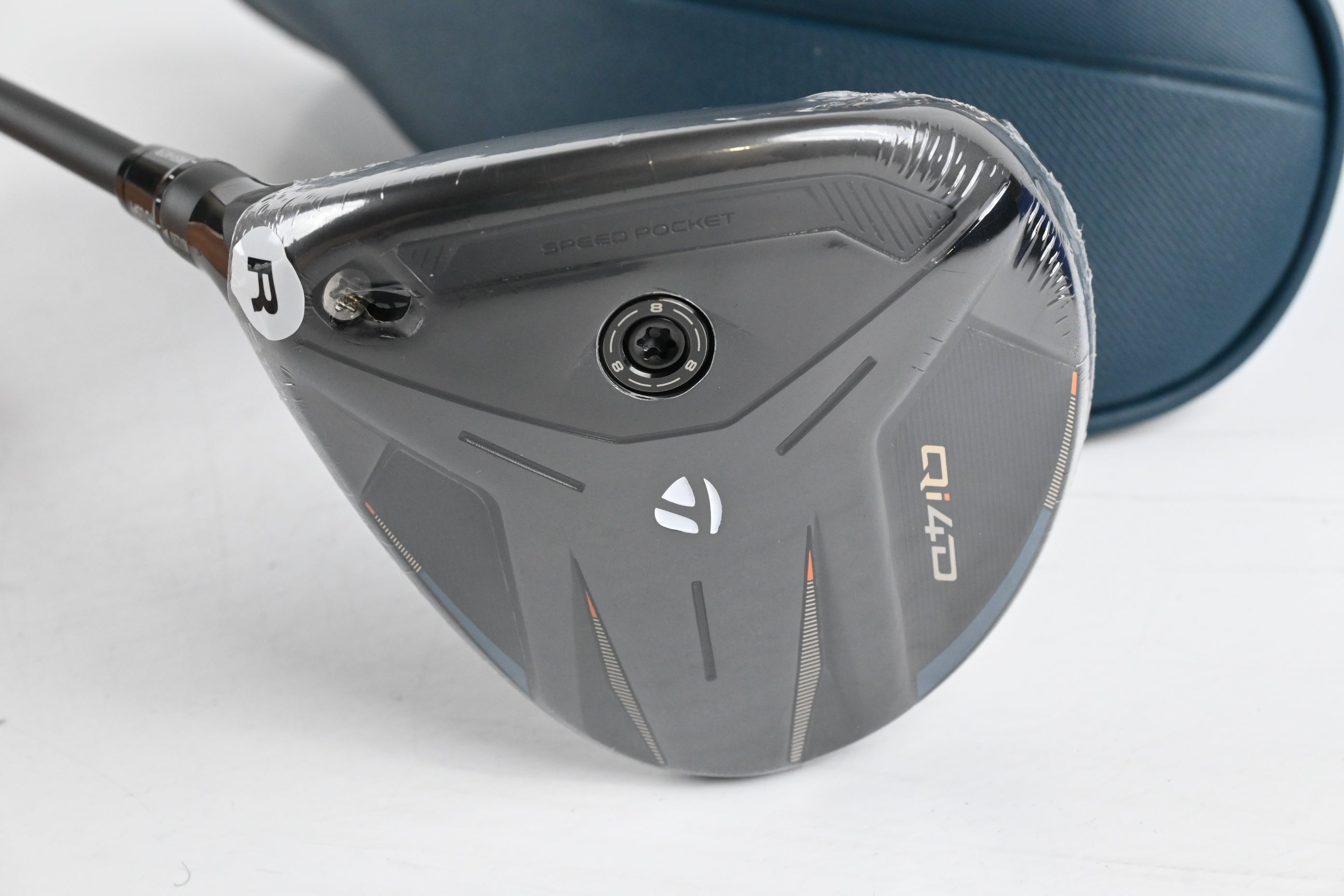 Left Hand Taylormade Qi4D #3 Wood / 15 Degree / Stiff Flex REAX Blue 60 Shaft