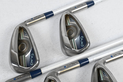 Ladies Ping G Le Irons / 7-PW / Blue Dot / Ladies Flex Ping ULT 230