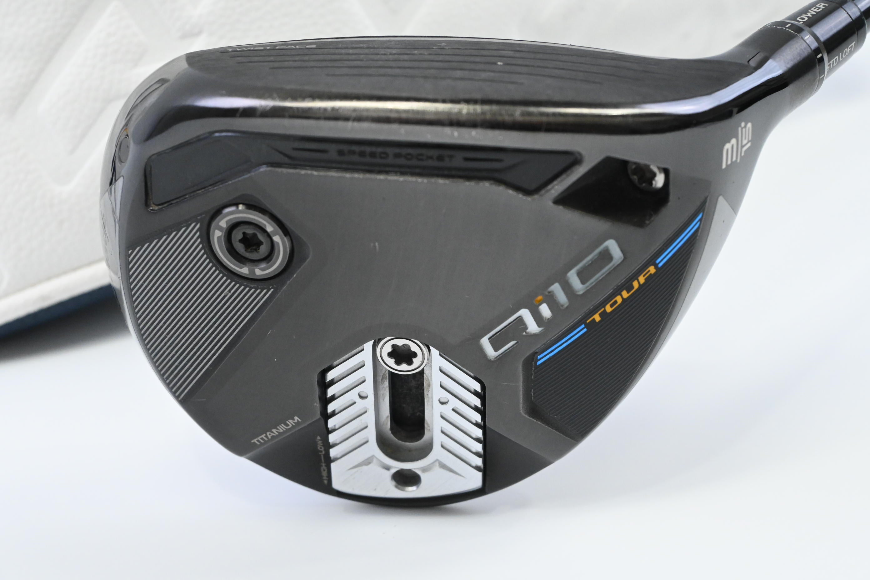Taylormade Qi10 Tour #3 Wood / 15 Degree / X-Flex Tensei AV Raw Blue 75 Shaft