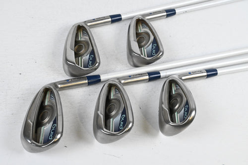 Ladies Ping G Le Irons / 7-PW / Blue Dot / Ladies Flex Ping ULT 230
