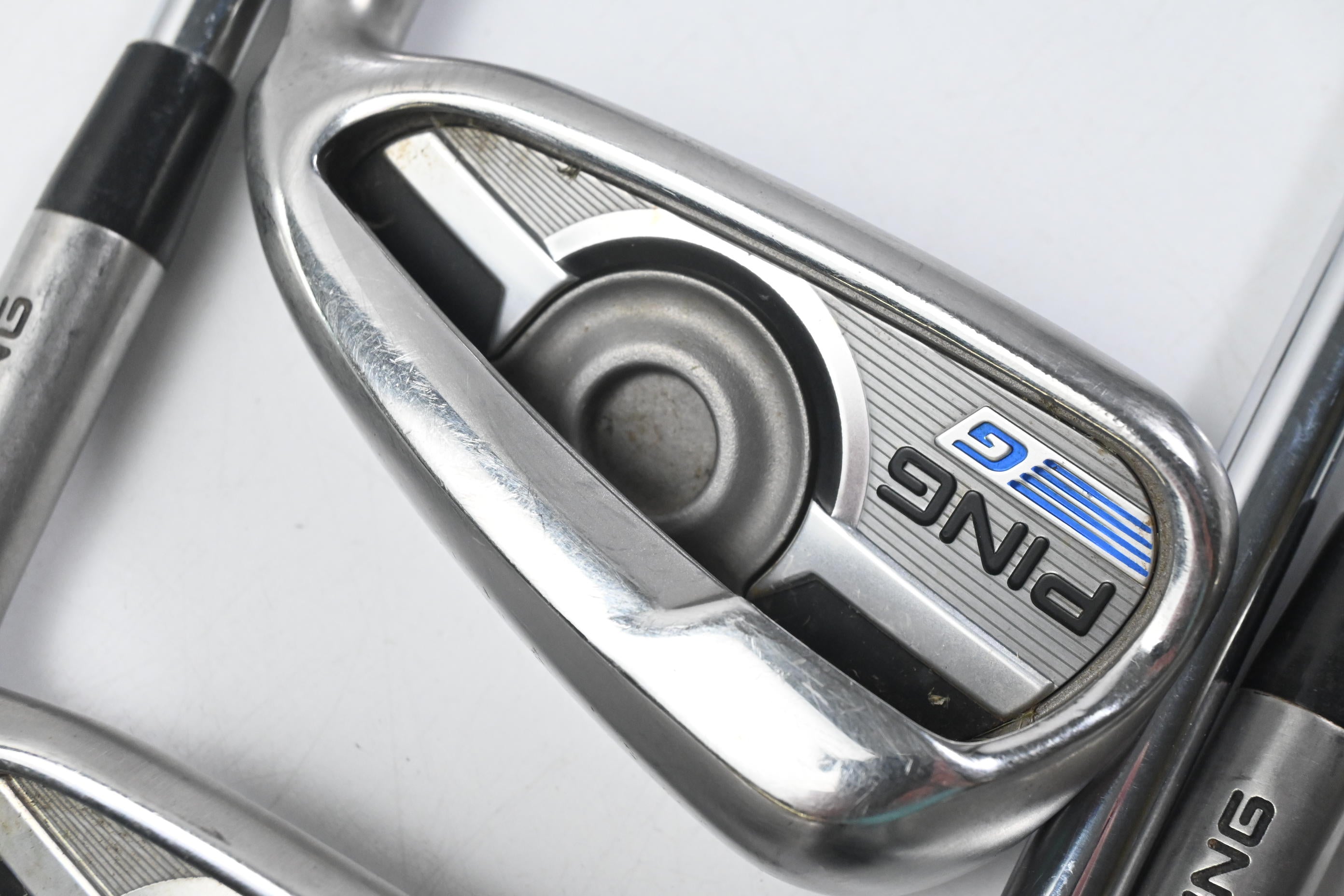 Ping G Series Irons / 6-PW / Blue Dot / Regular Flex Ping AWT 2.0 Steel Shafts