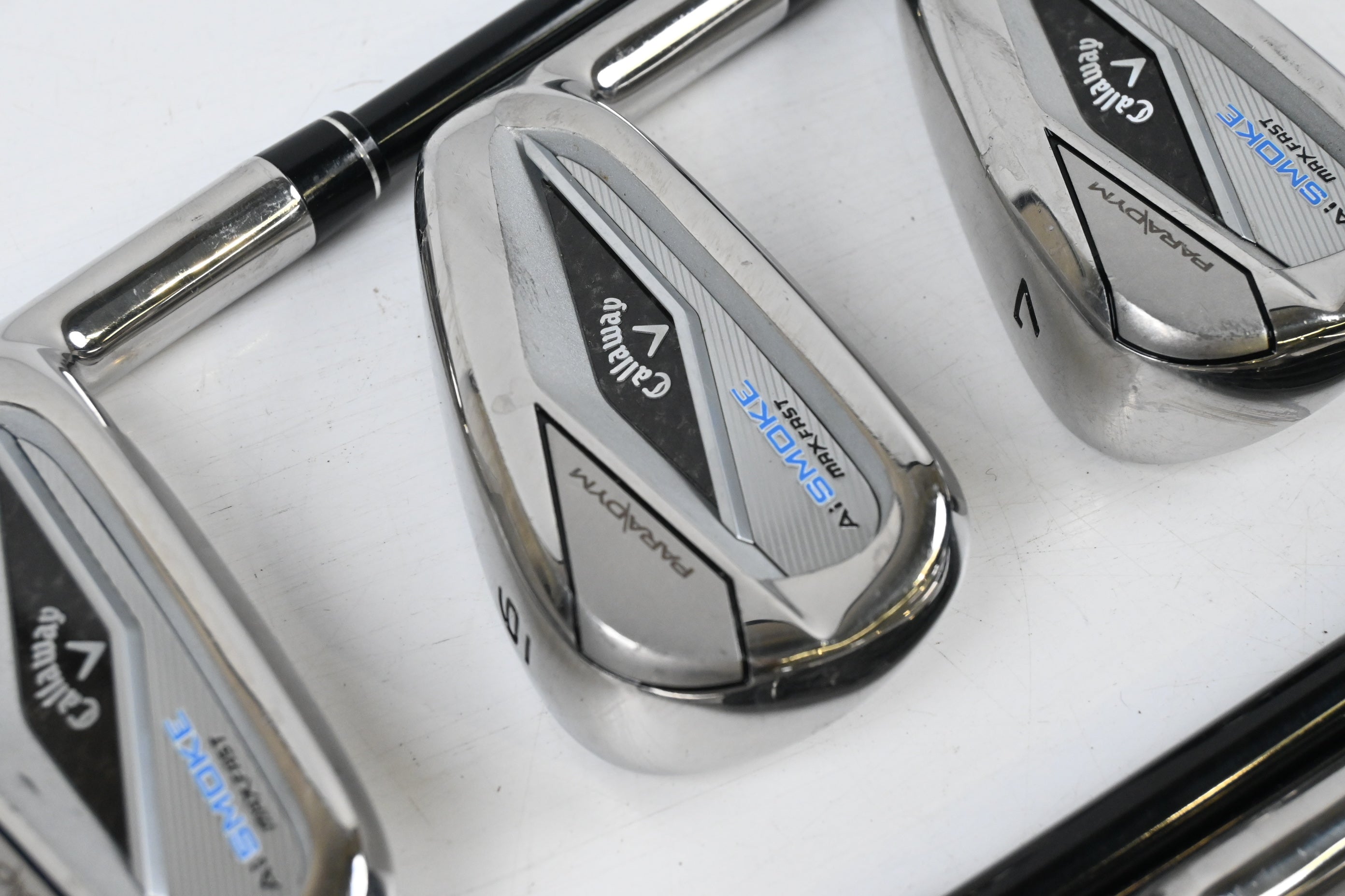 Callaway Paradym Ai Smoke Max Fast Irons / 5-PW / Senior Flex Tensei Blue 40