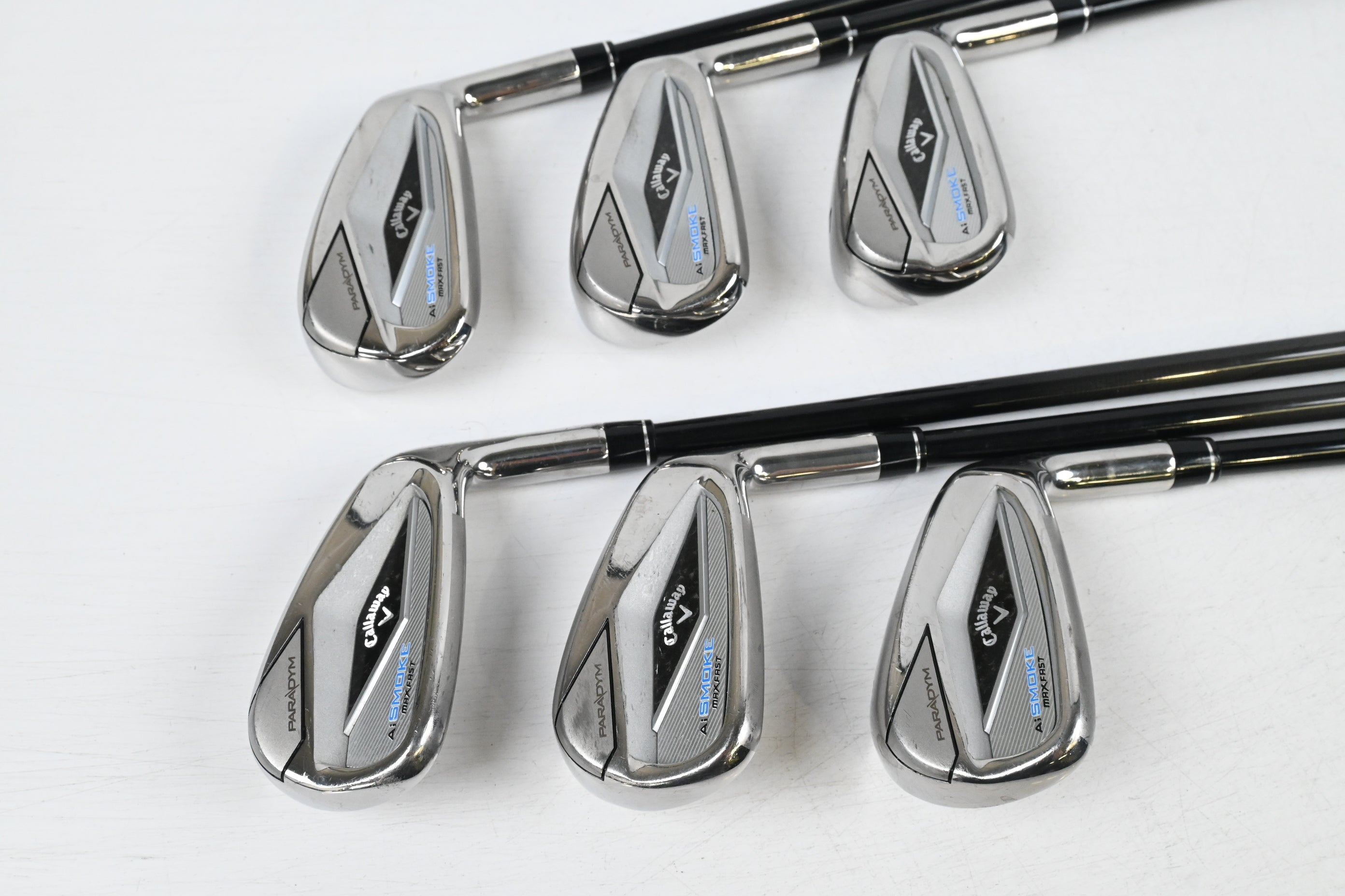 Callaway Paradym Ai Smoke Max Fast Irons / 5-PW / Senior Flex Tensei Blue 40