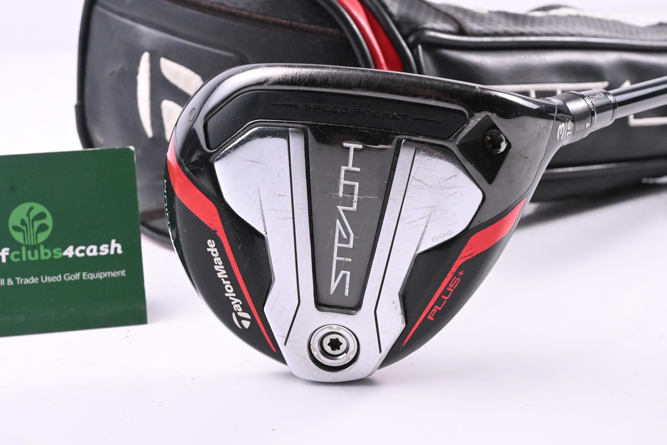 Taylormade Stealth Plus #3 Wood / 15 Degree / X-Flex HZRDUS Smoke RDX Red 75