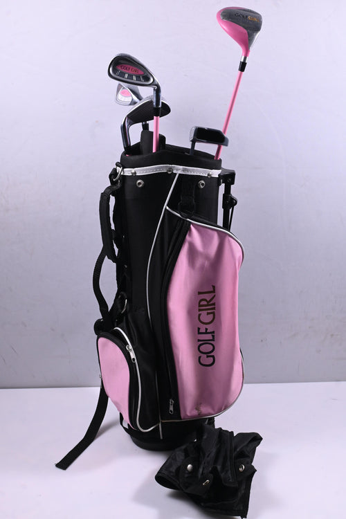 Junior Golf Girl Package Set / Woods, Irons, Putter, Bag