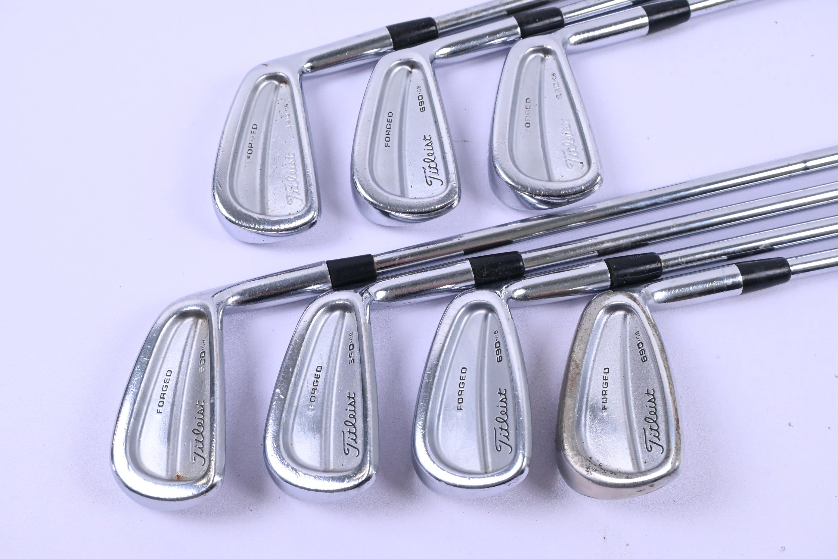 Titleist 690.CB Irons / 3-9i / Stiff Flex Dynamic Gold S300 Shafts