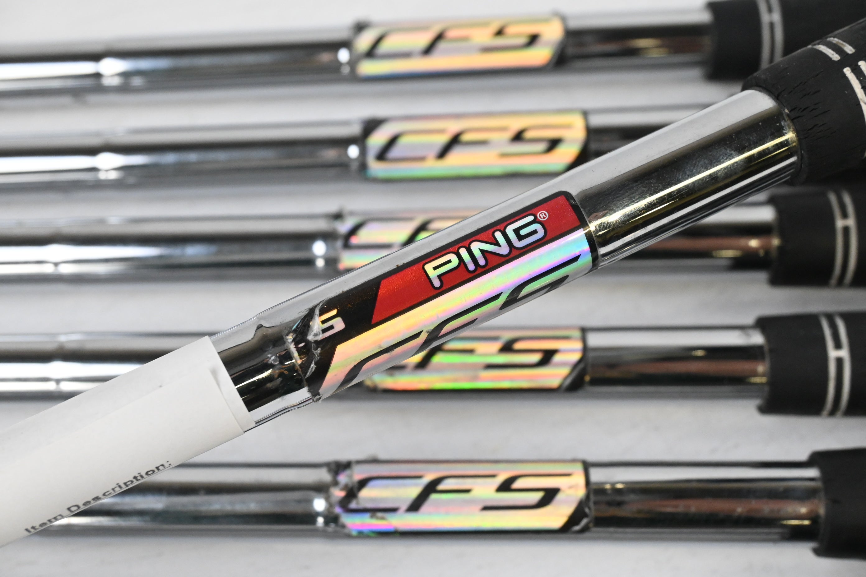 Ping i25 Irons / 4-PW / Red Dot / Stiff Flex Ping CFS Shafts