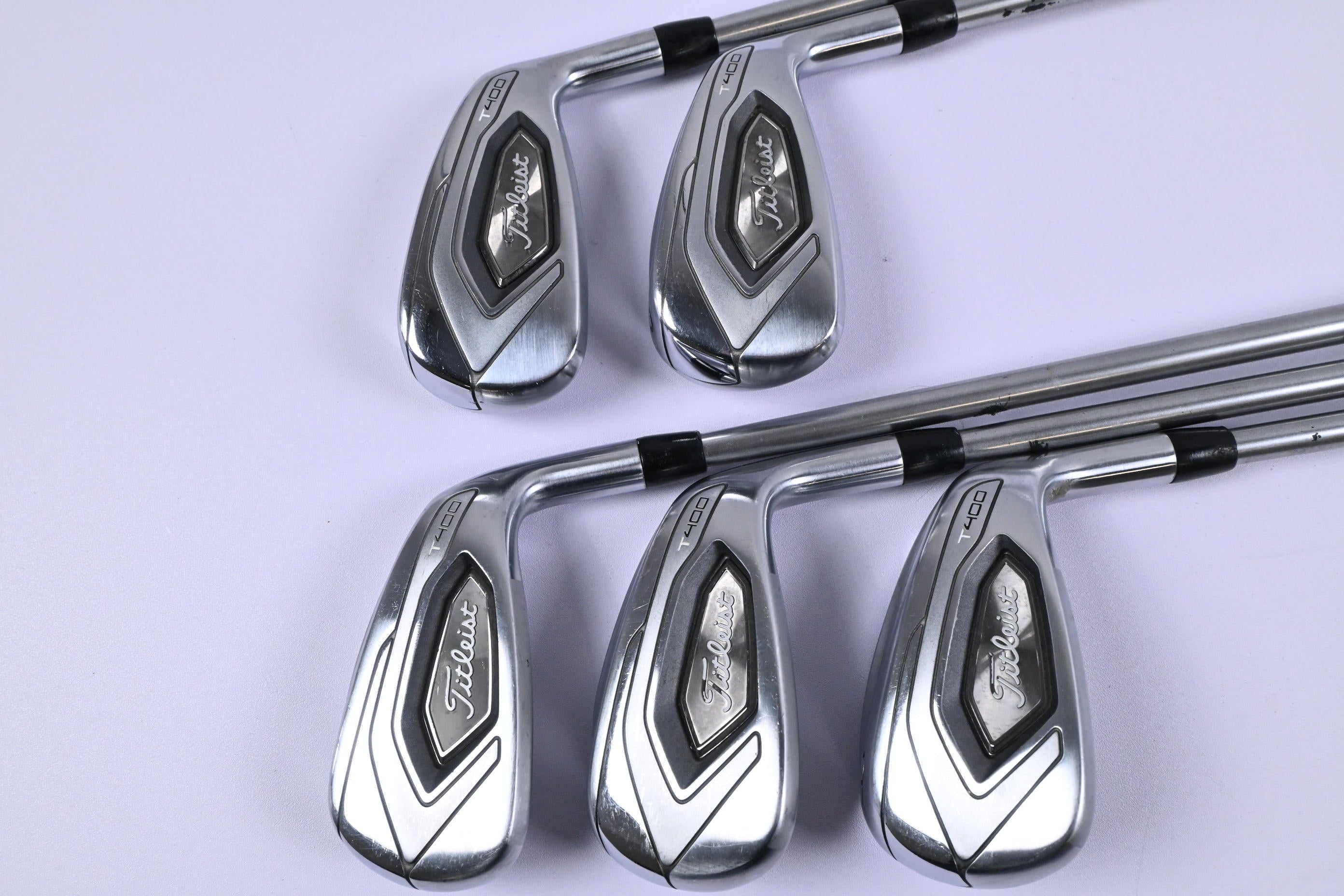 Titleist T400 2020 Irons / 7-PW+GW / Regular Flex Fubuki MV 55 Shafts