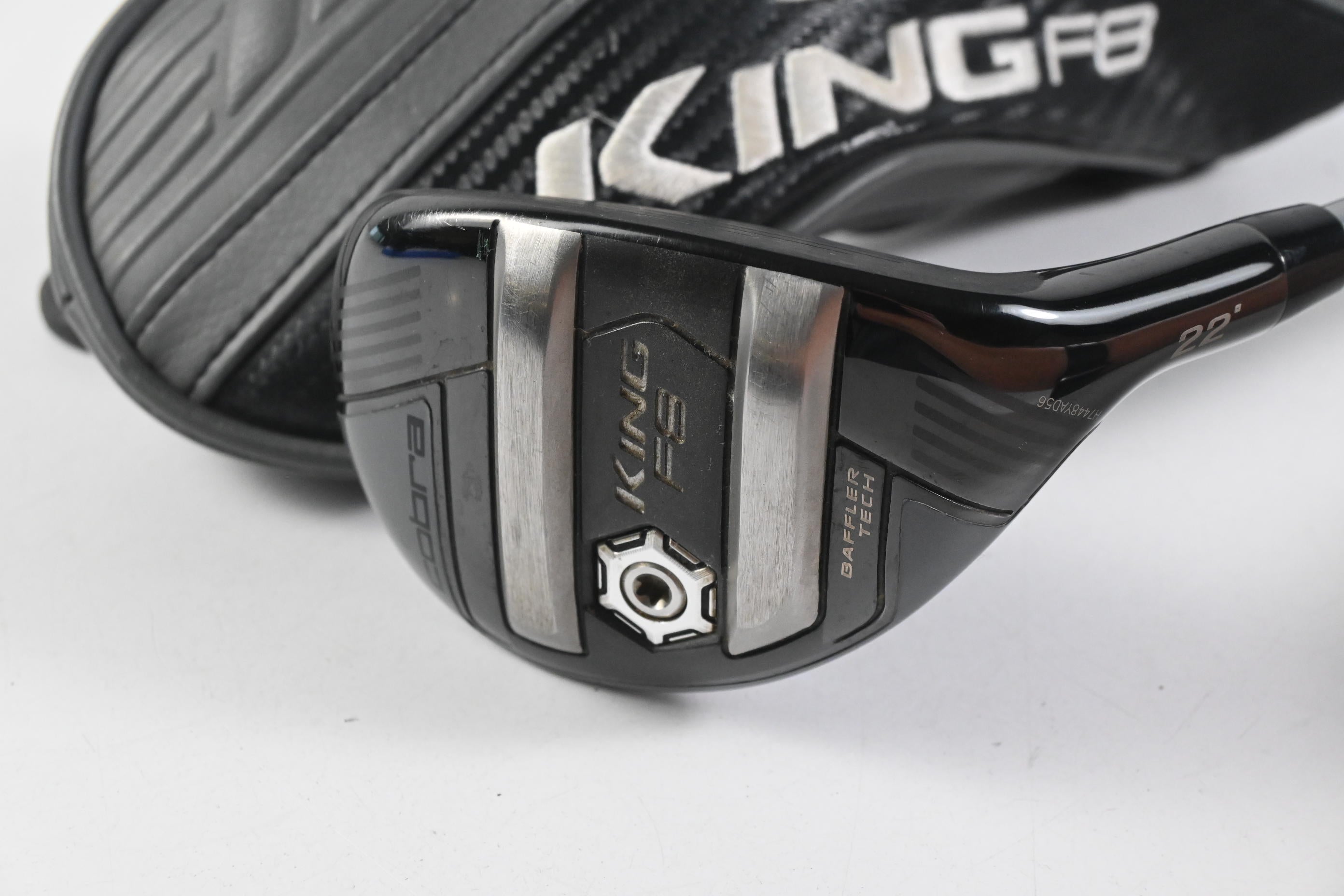 Cobra King F8 #4 Hybrid / 22 Degree / Regular Flex Aldila Rogue Pro 75 Shaft