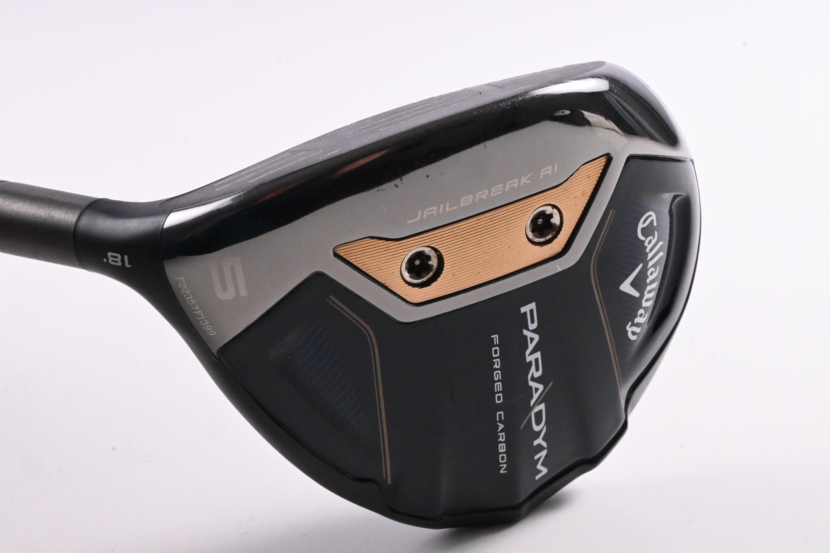 Left Hand Callaway Paradym #5 Wood / 18 Degree / Regular Flex HZRDUS Silver 60