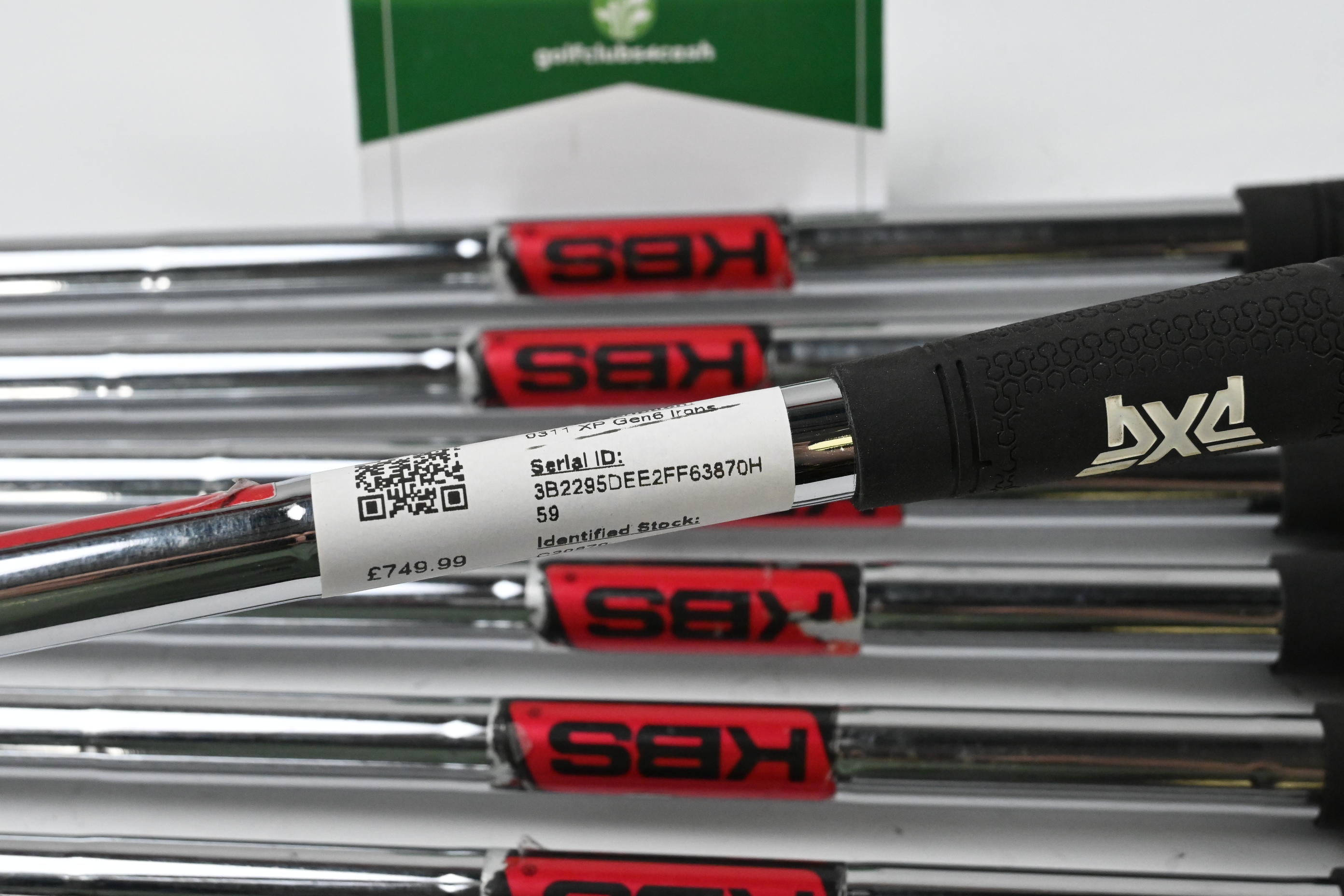 PXG 0311 XP Gen6 Irons / 4-PW / Stiff Flex KBS Tour 120 Shafts