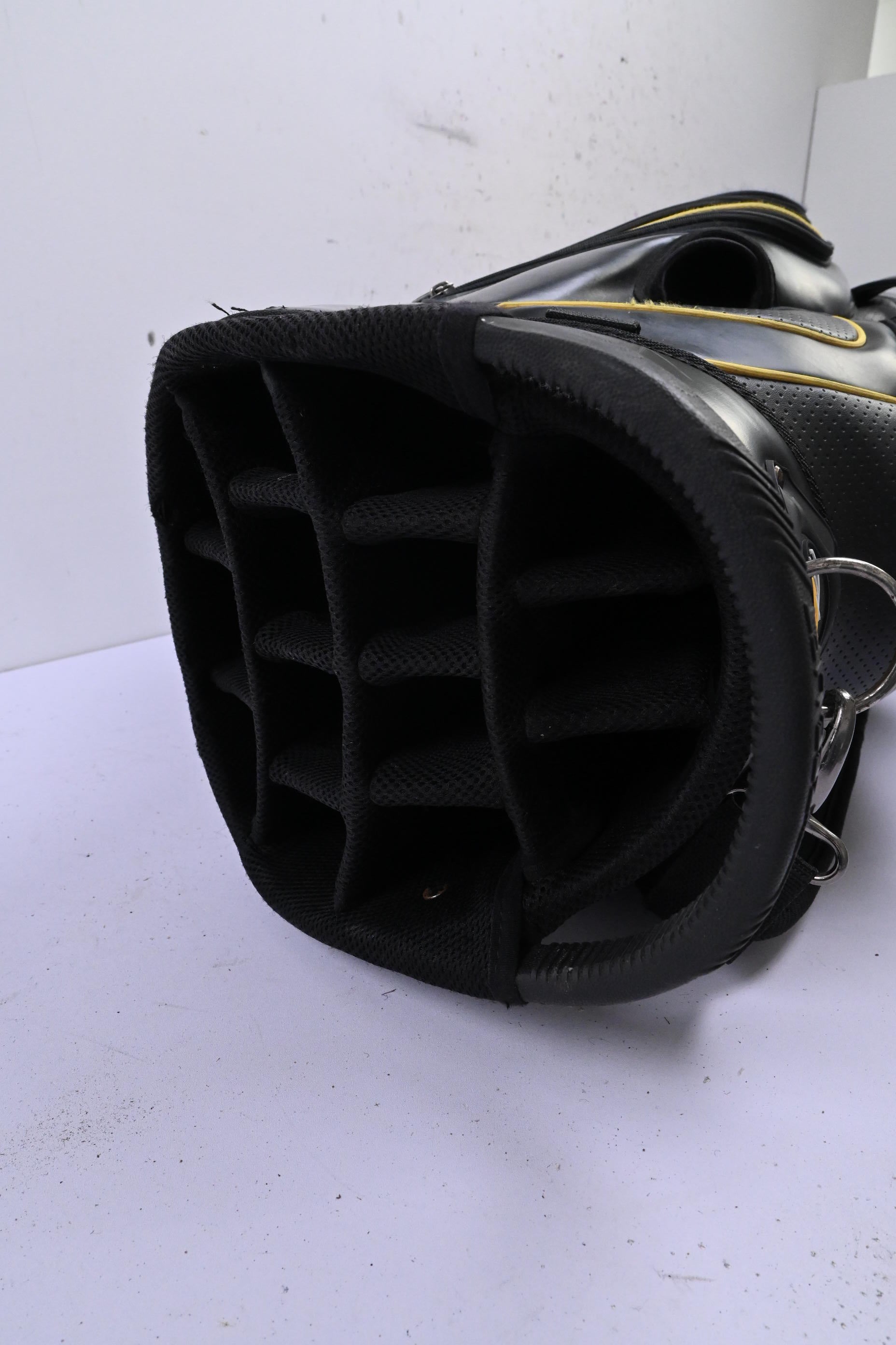 Powakaddy Cart Bag / 14-Way Divider / Black & Yellow