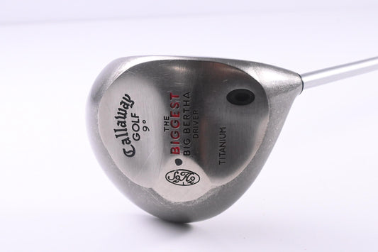 Callaway Biggest Big Bertha Driver / 9 Degree / Firm Flex Callaway Bertha Shaft