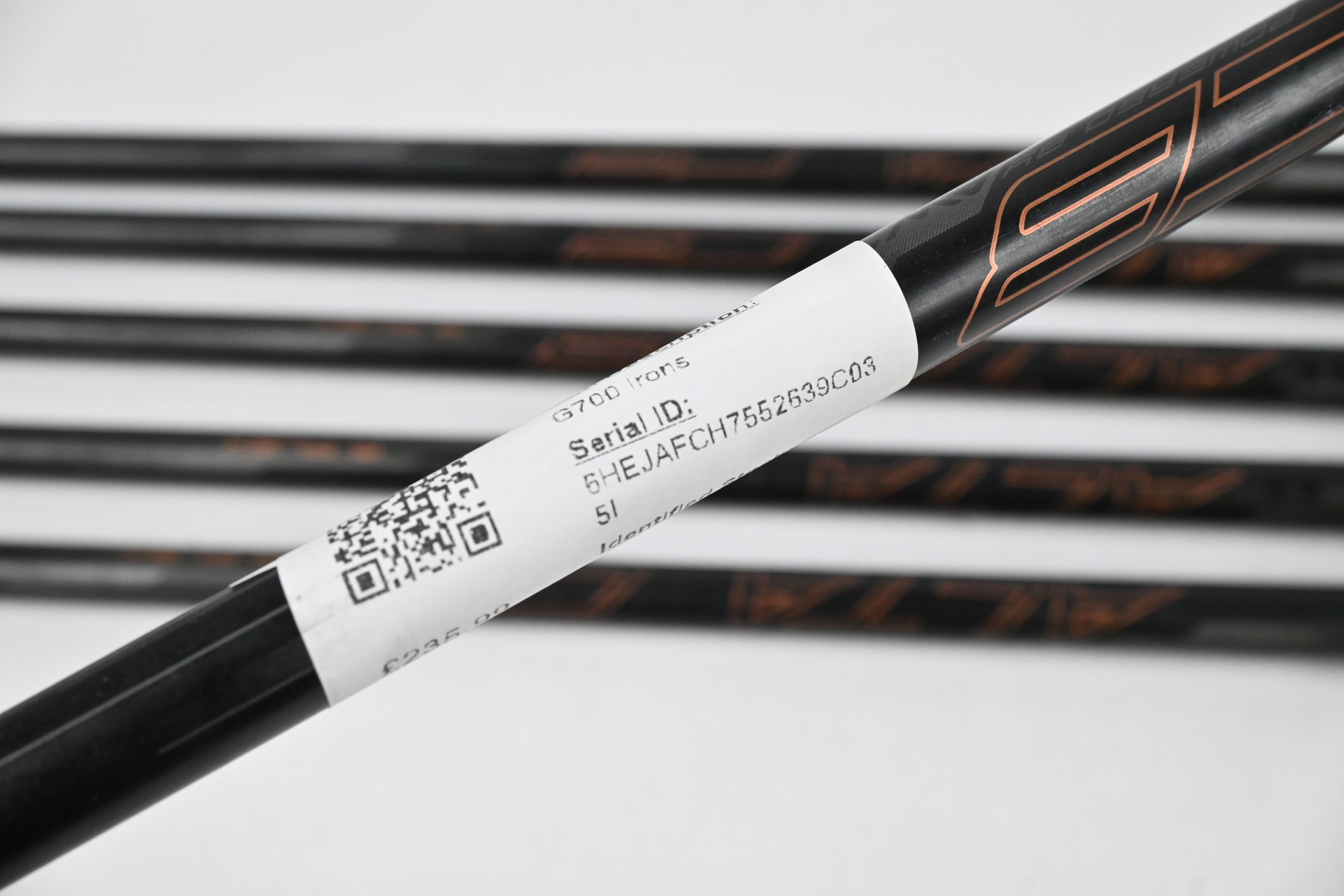 Ping G700 Irons / 5-PW / Blue Dot / Regular Flex Ping Alta CB AWT Shafts