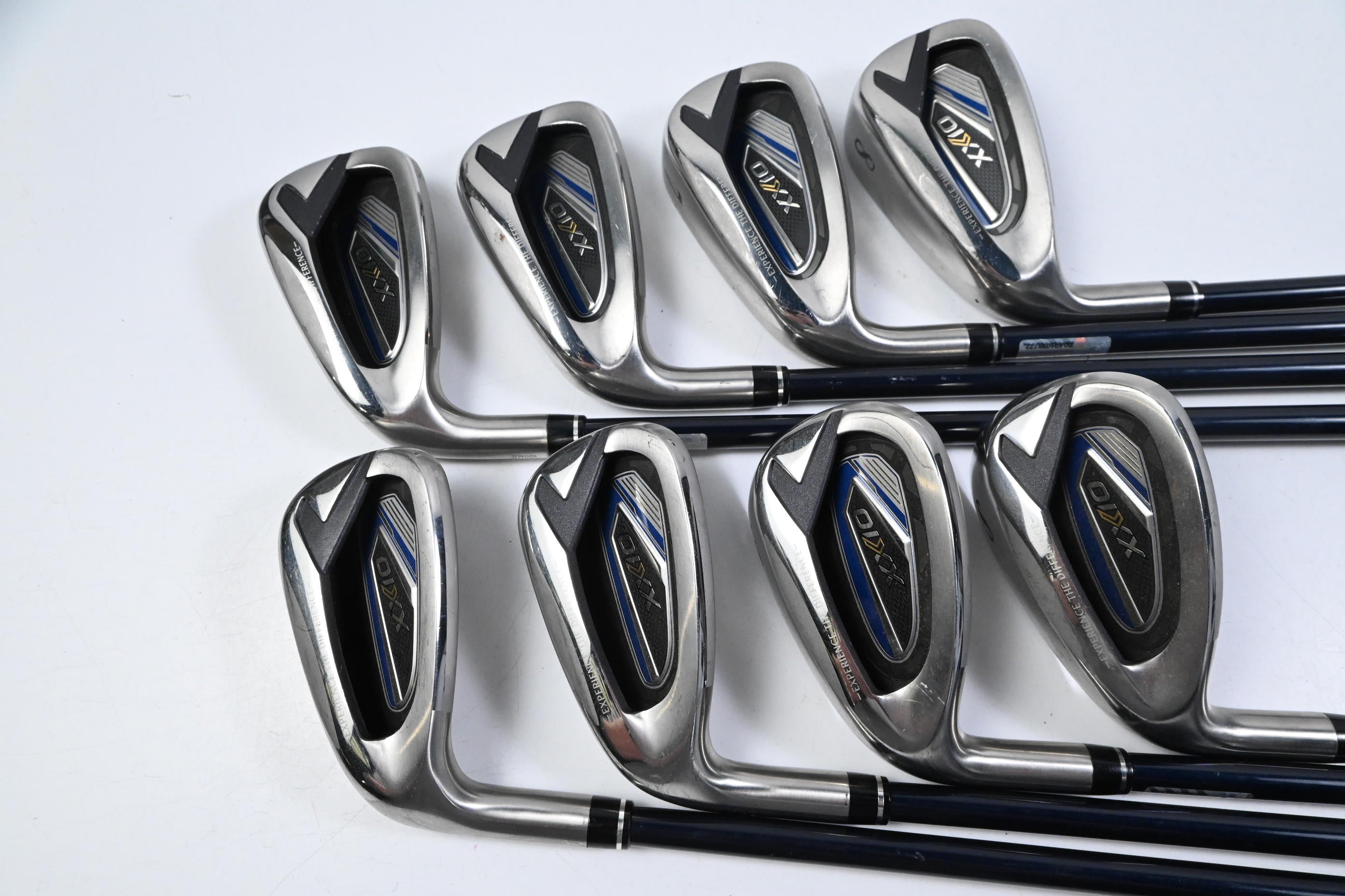 Left Hand XXIO 12 Irons / 5-PW+GW+SW / Regular Flex XXI0 DST MP1200 47 Shaft