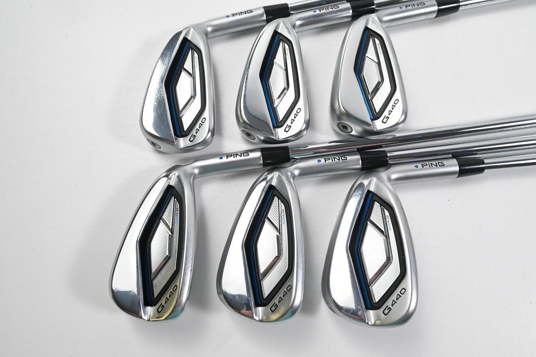 Ping G440 Irons / 5-PW / Blue Dot / Regular Flex Ping AWT 3.0 Shafts