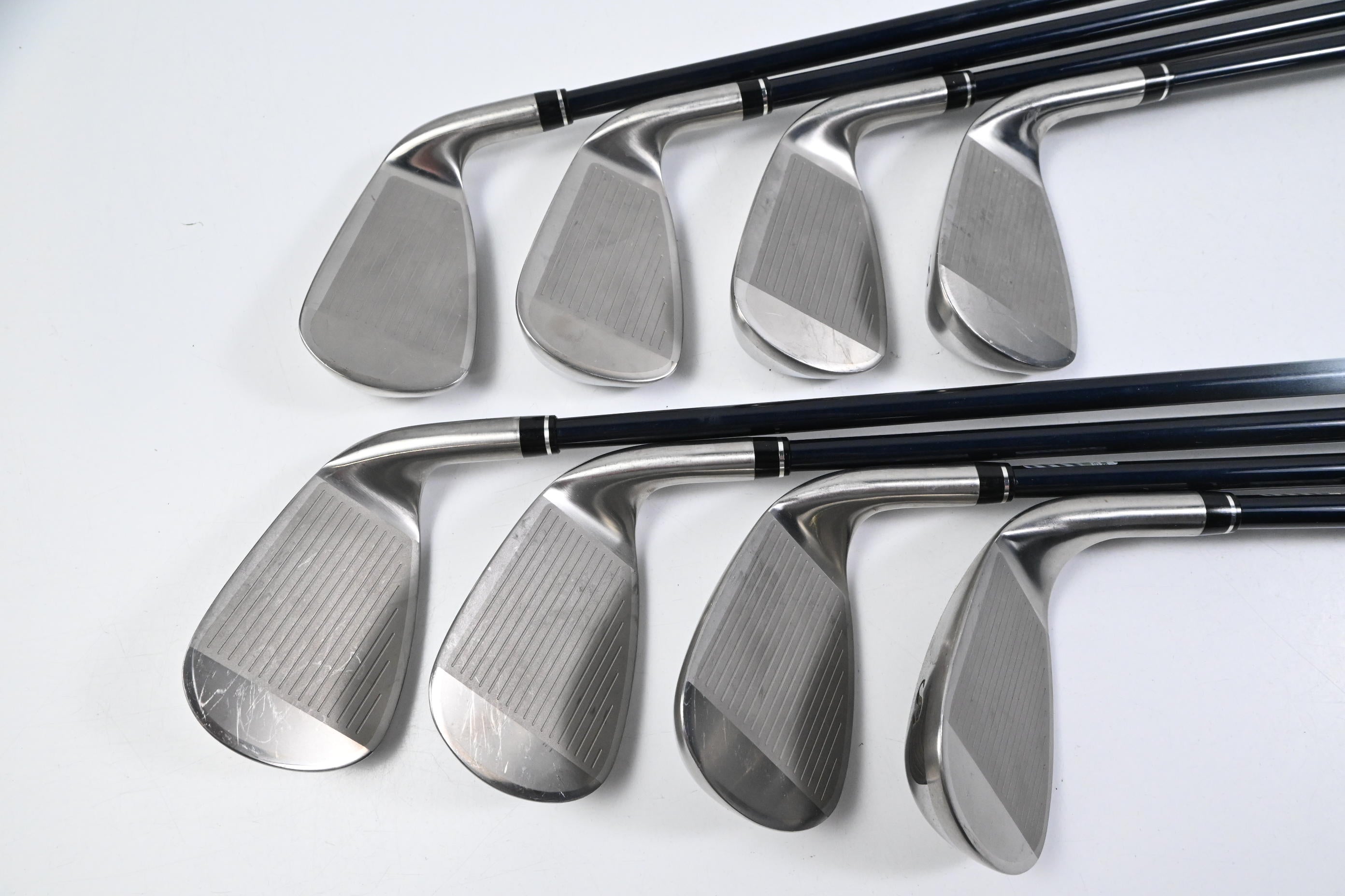 Left Hand XXIO 12 Irons / 5-PW+GW+SW / Regular Flex XXI0 DST MP1200 47 Shaft