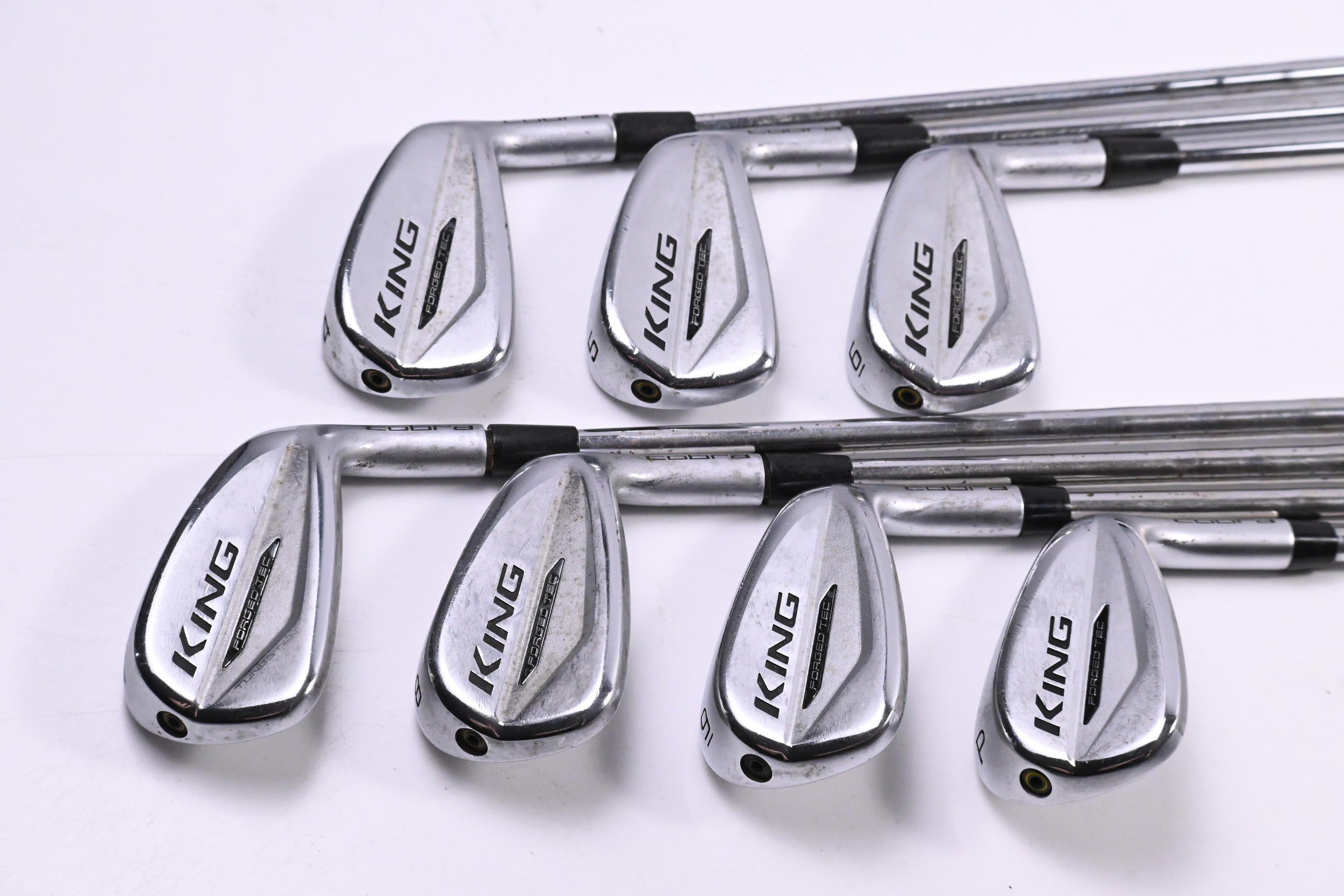 Cobra King Forged Tec 2020 Irons / 4-PW / Stiff Flex KBS $-Taper Lite Shaft