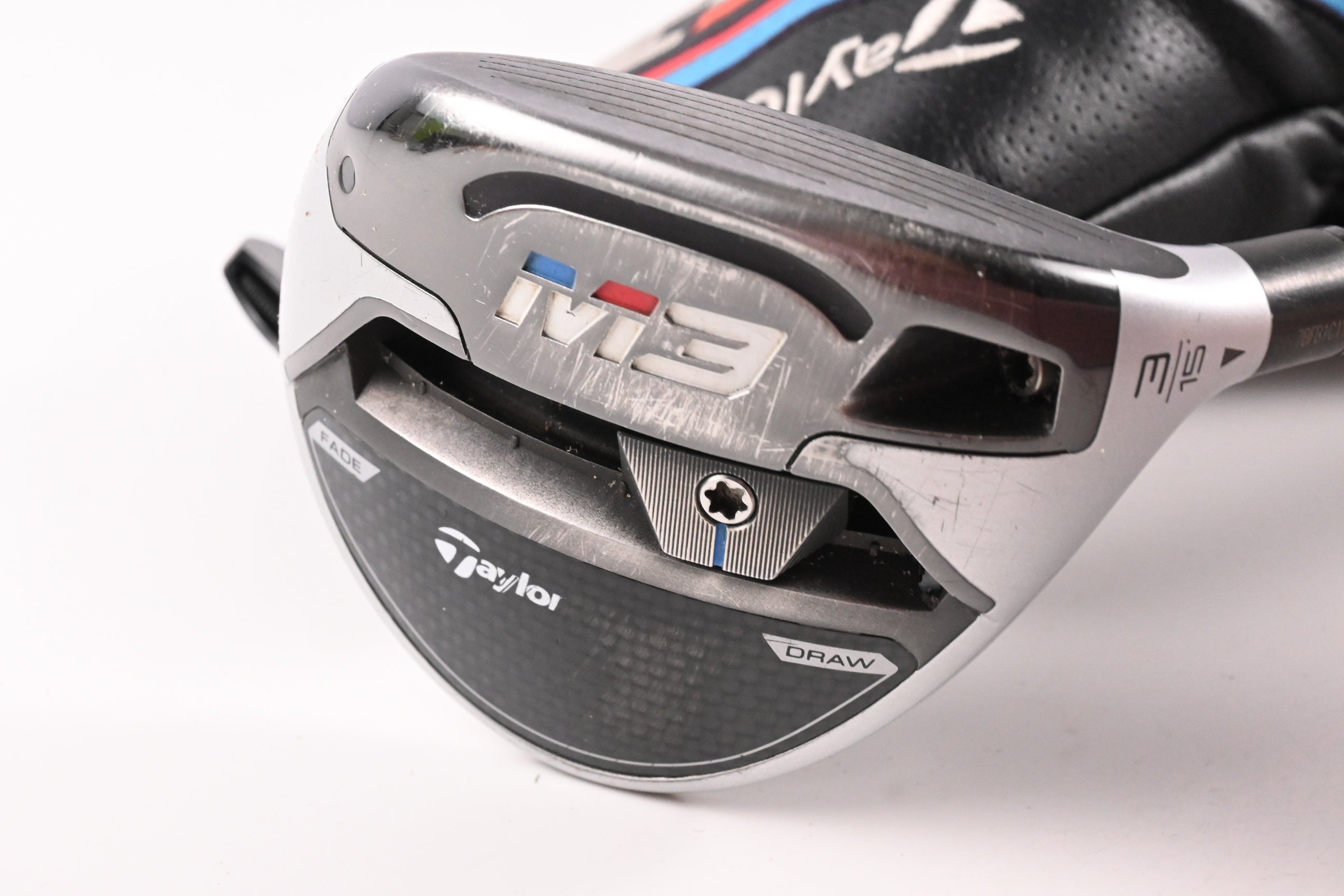 Taylormade M3 #3 Wood / 15 Degree / Regular Flex Fujikura Atmos Red 5 Shaft