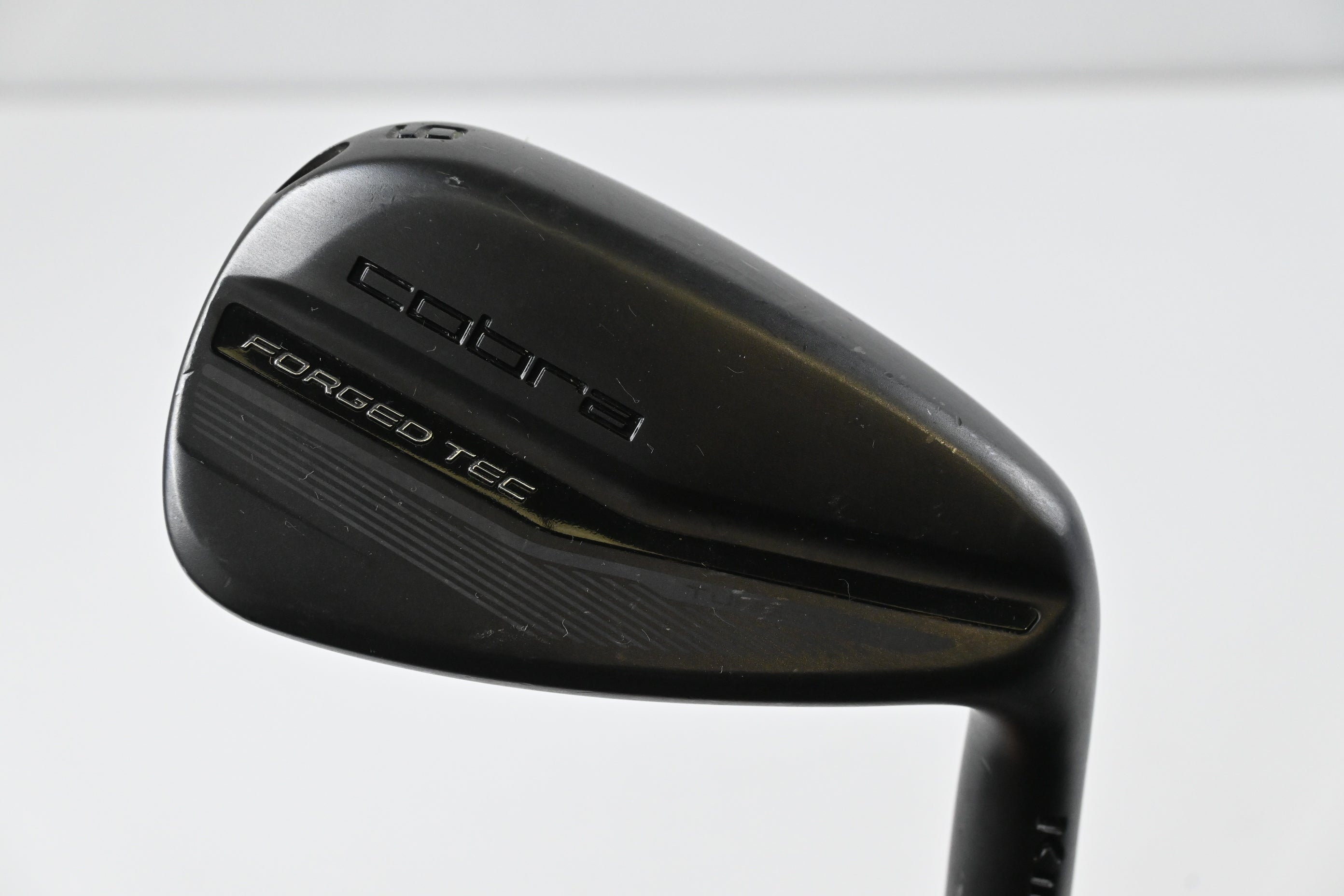 Cobra King Forged Tec 2023 Black #9 Iron / Stiff Flex KBS $-Taper Lite Shaft