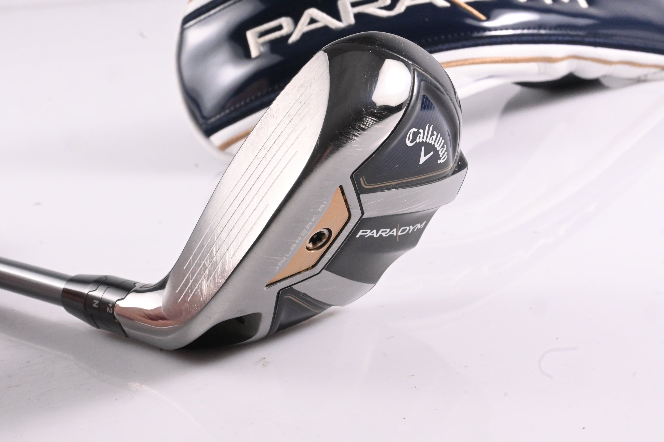 Left Hand Callaway Paradym #4 Hybrid / 21 Degree / Regular Flex HZRDUS Silver 65