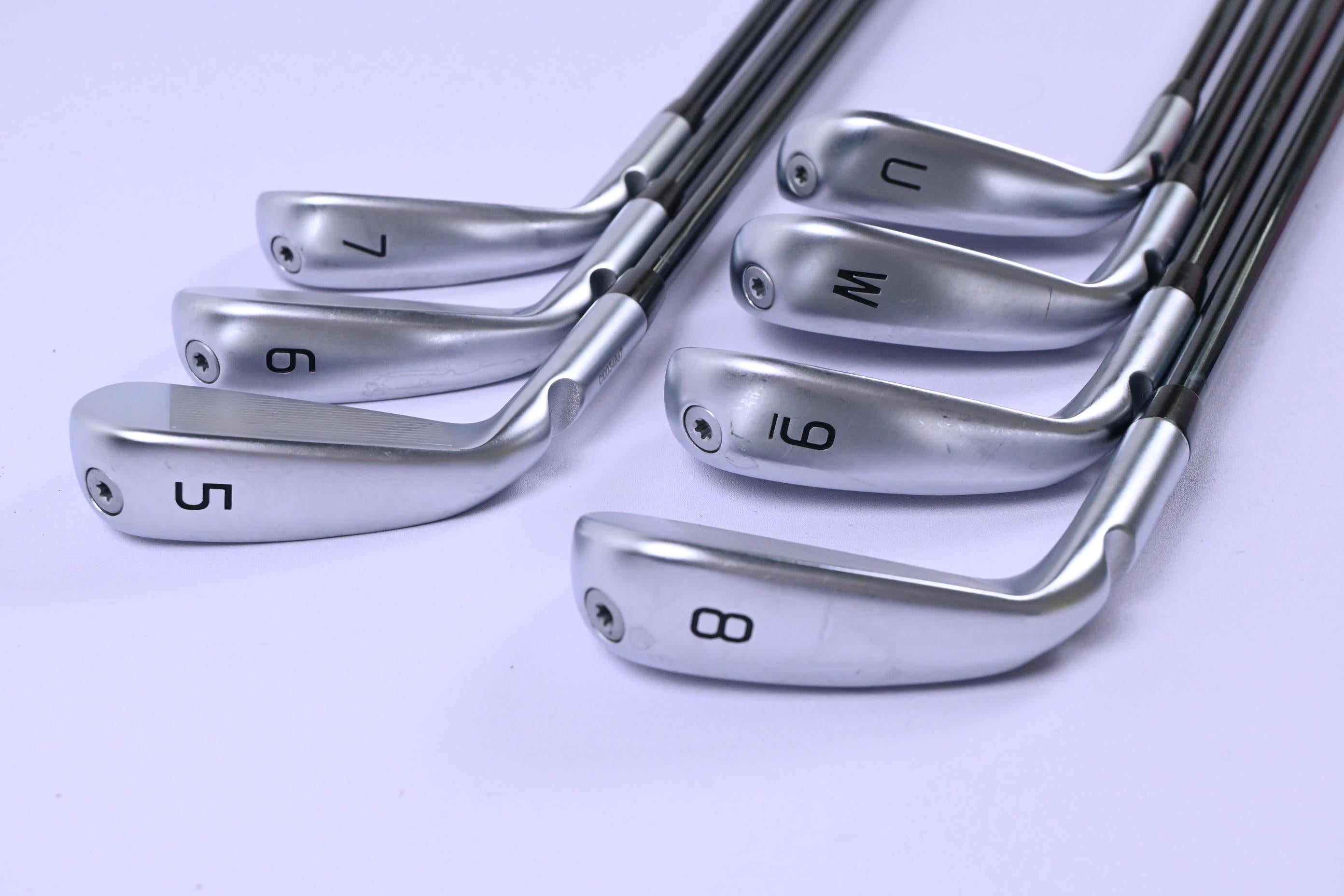 Ping i540 Irons / 5-PW+GW / Blue Dot / Regular Flex Recoil Dart 75 Shafts