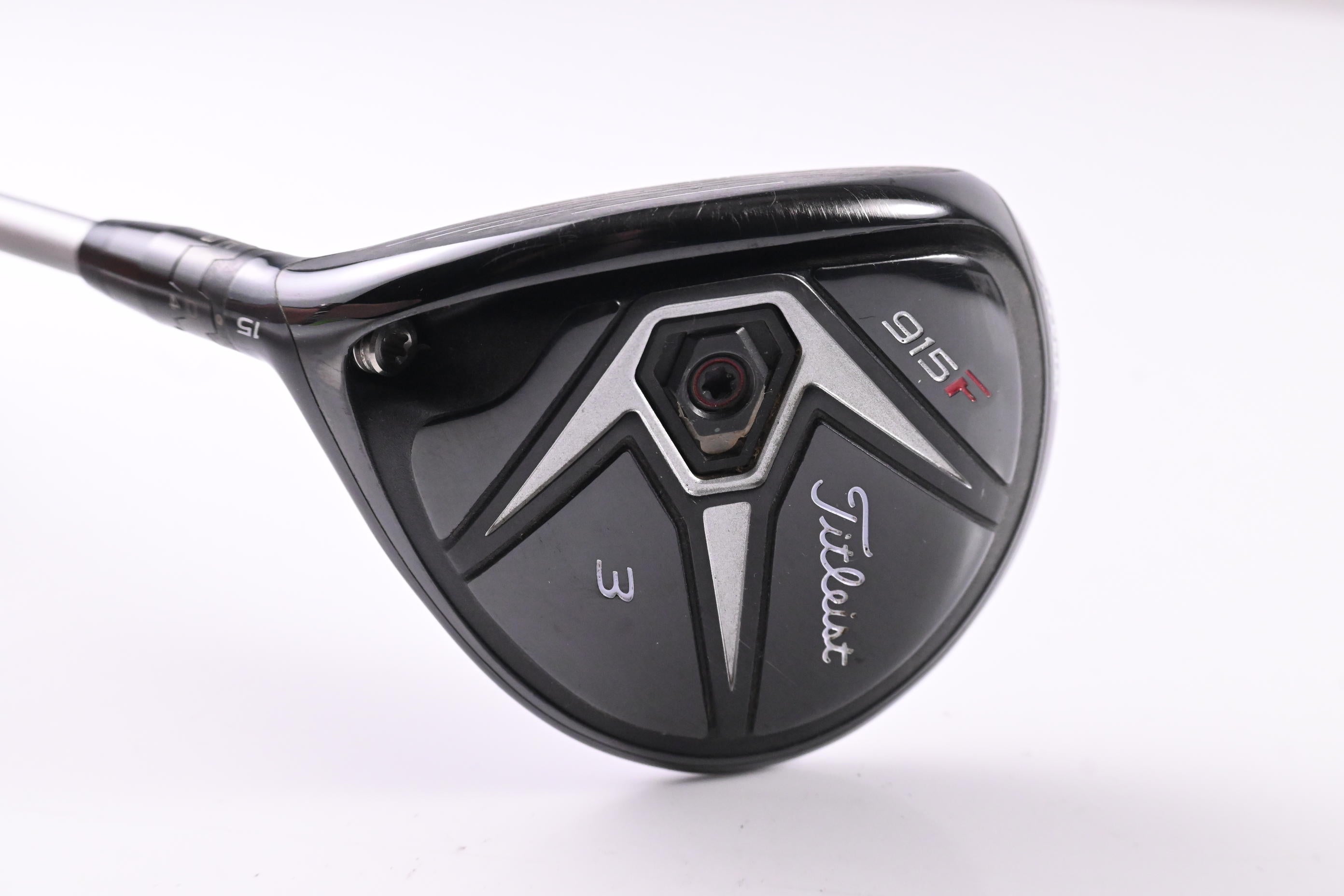 Left Hand Titleist 915 F #3 Wood / 15 Degree / Regular Flex Diamana Blue S+ 70