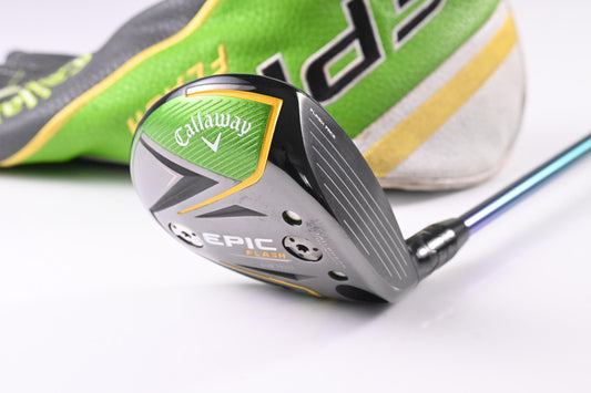 Callaway Epic Flash #3 Wood / 13.5 Degree / TX-Flex HZRDUS Smoke Small Batch PVD Green