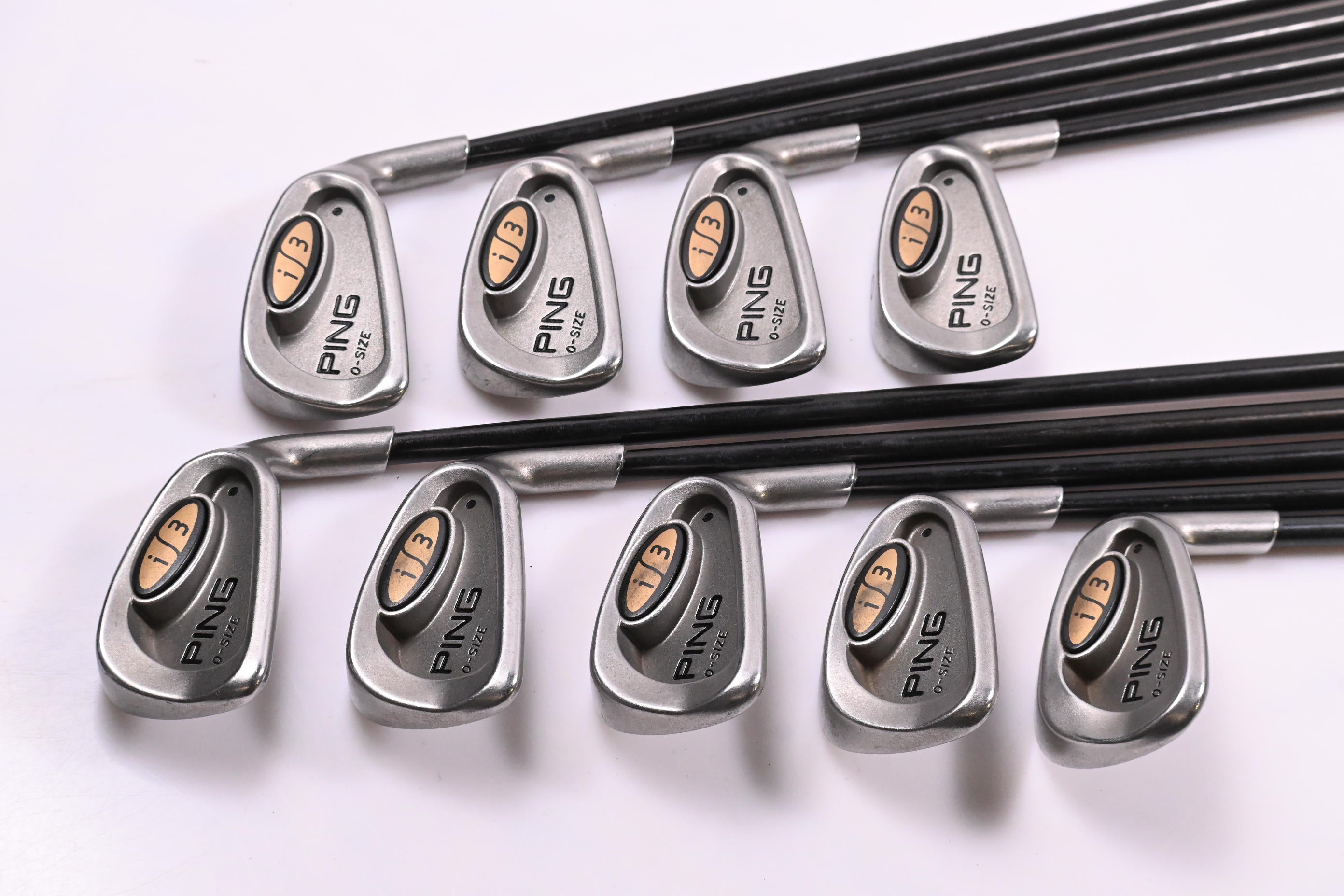 Ping i3 O-Size Irons / 3-PW-SW / Stiff Flex Ping 350 Series Shafts
