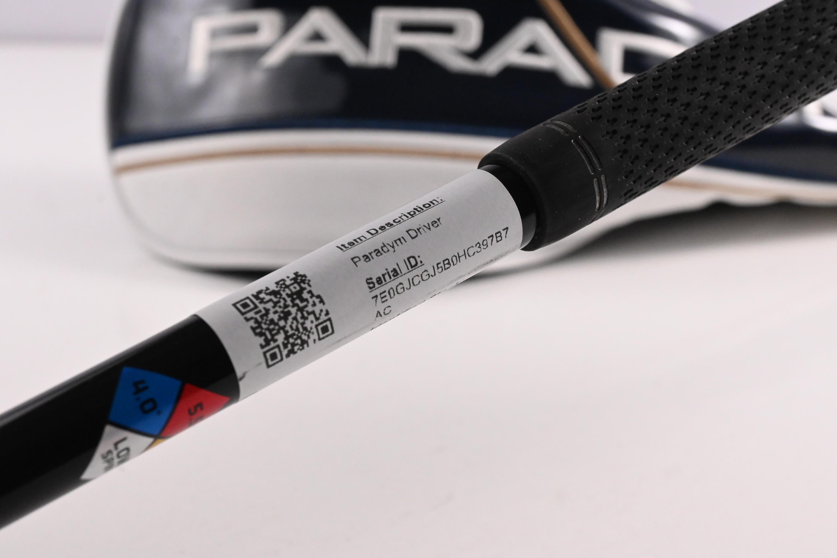 Callaway Paradym Driver / 9 Degree / X-Flex Hzrdus Gen4 Black 60 Shaft