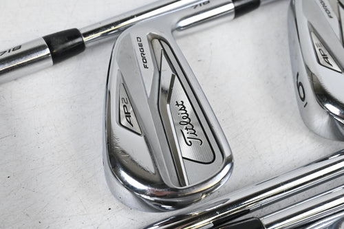 Titleist 718 AP2 Irons / 4-PW / Stiff Flex AMT Tour White S300 Steel Shaft