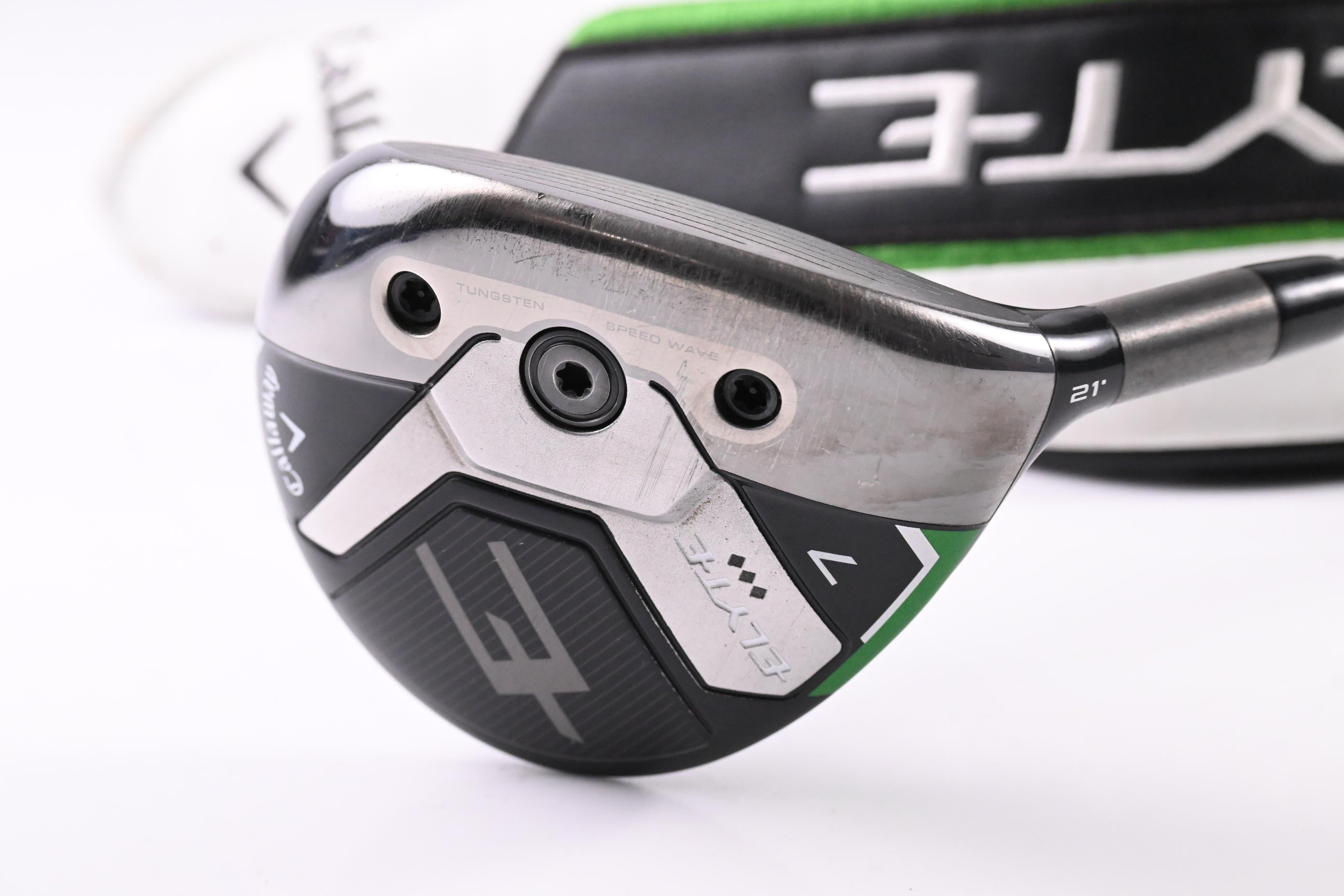 Callaway Elyte Triple Diamond #7 Wood / 21 Degree / X-Flex Kai'Li Blue 70 Shaft