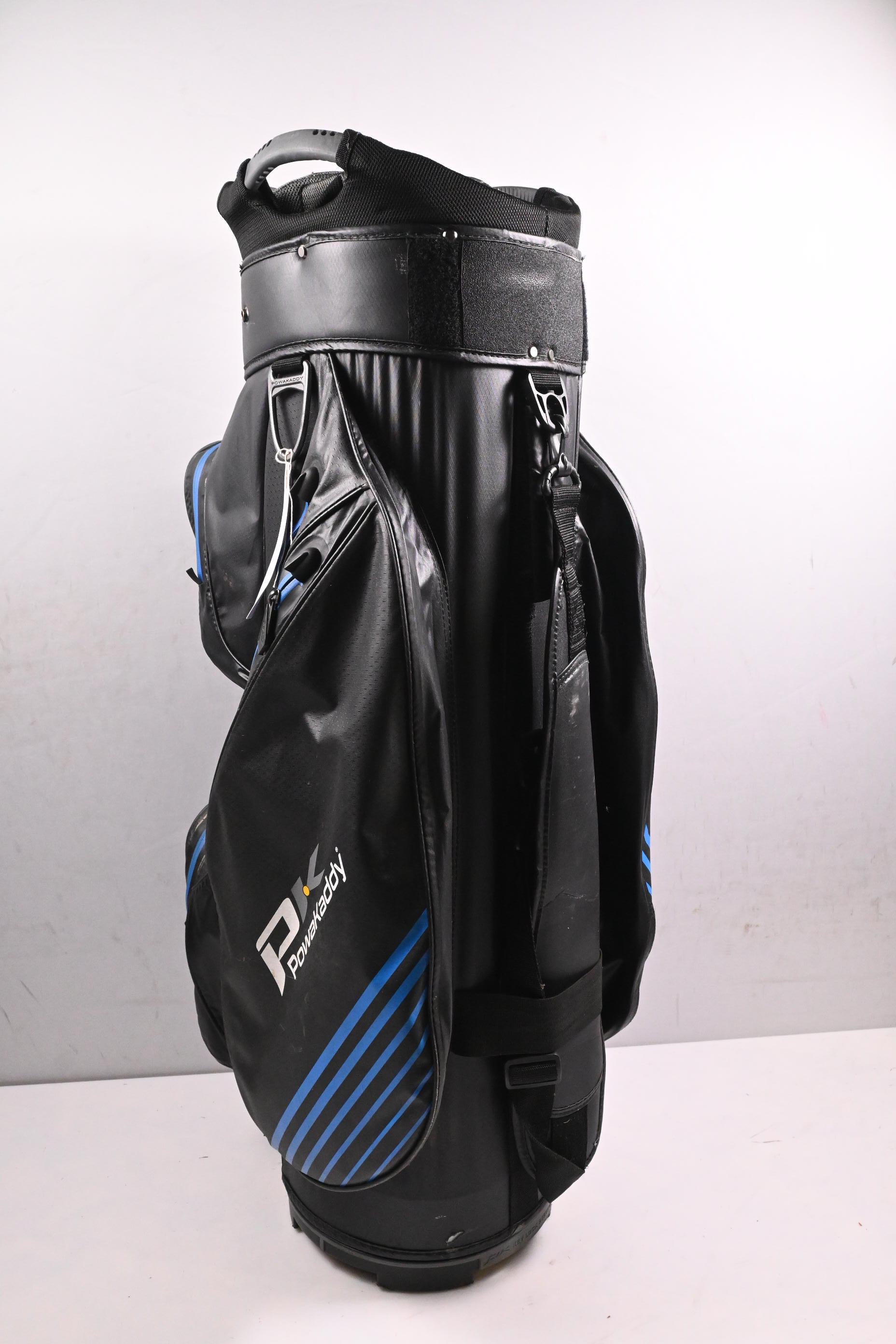 Powakaddy Dri-Tech Cart Bag / 14-Way Divider / Black, Blue