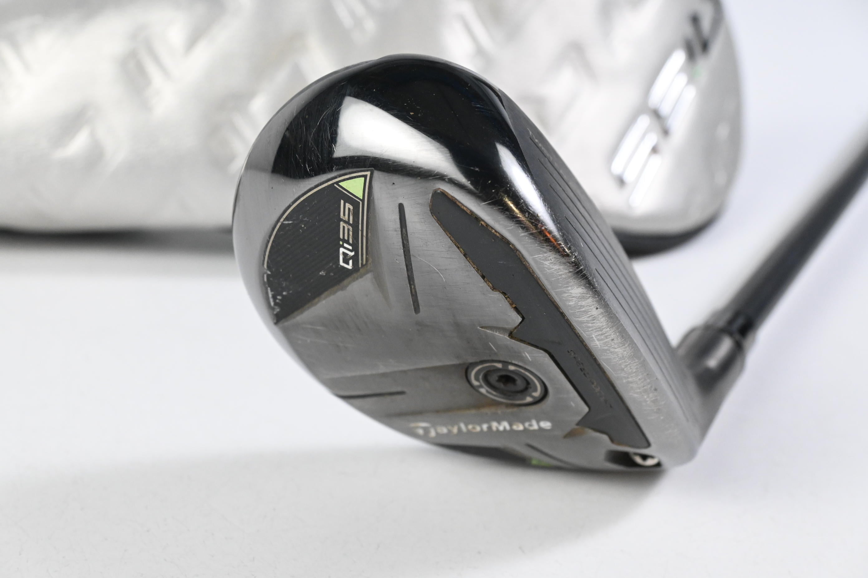 Taylormade Qi35 #4 Hybrid / 22 Degree / Stiff Flex Fujikura Ventus Blue 7 Shaft