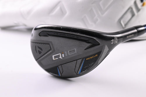TaylorMade Qi10 #4 Hybrid / 22 Degree / Stiff Flex Ventus Blue 7 Shaft