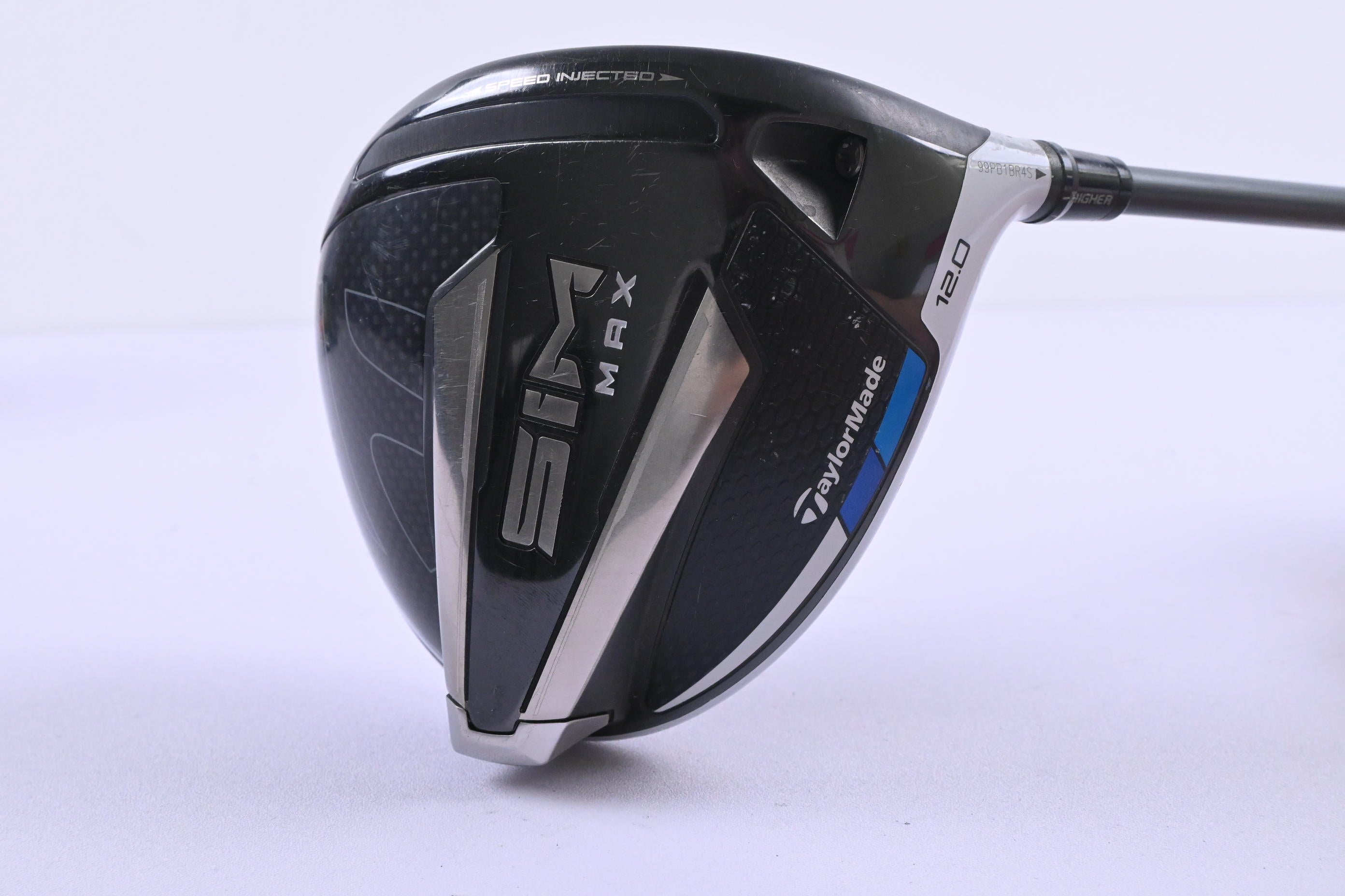 Taylormade SIM Max Driver / 12.0 Degree /  Stiff Flex HZRDUS Smoke Yellow 60