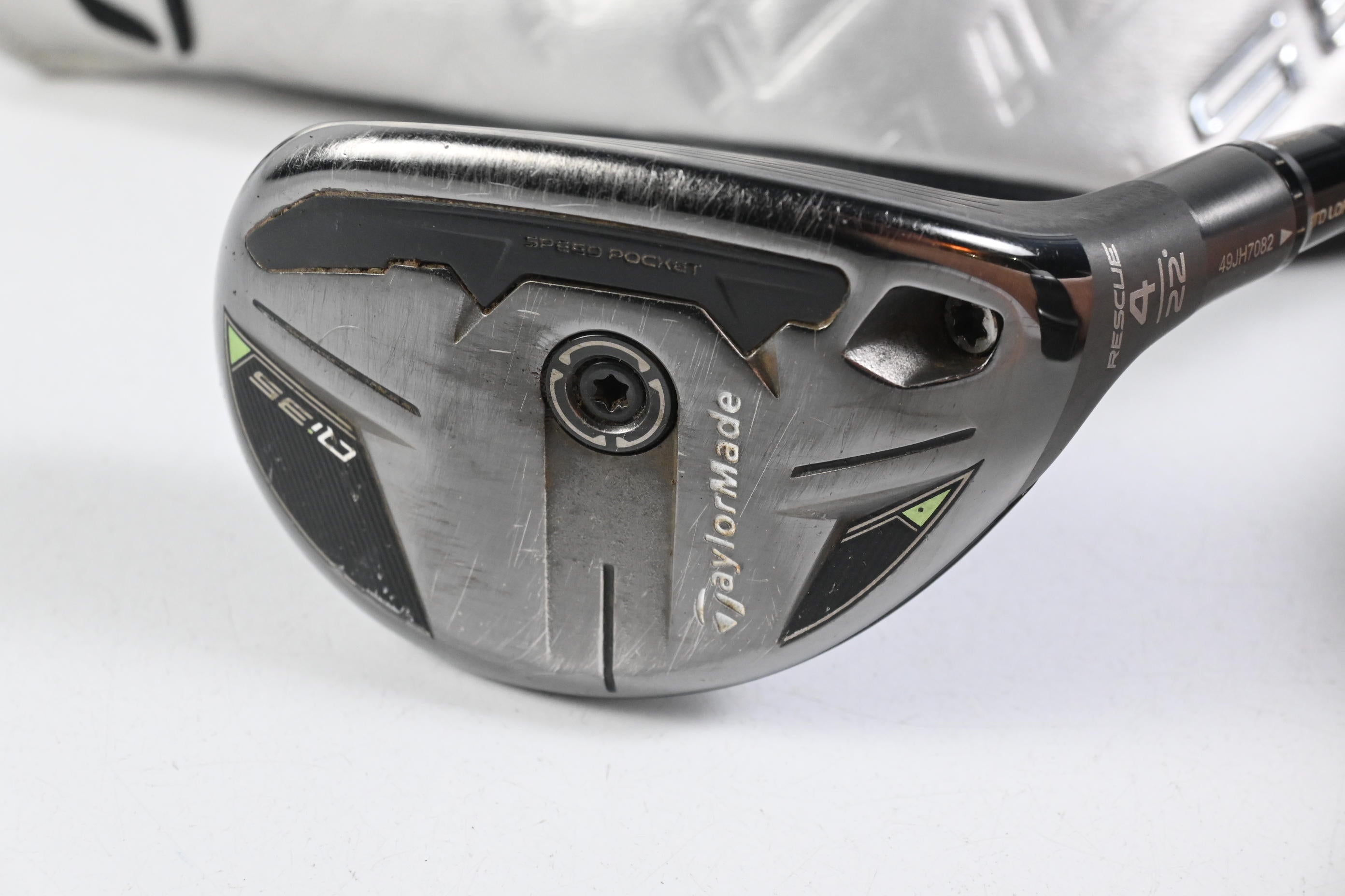 Taylormade Qi35 #4 Hybrid / 22 Degree / Stiff Flex Fujikura Ventus Blue 7 Shaft