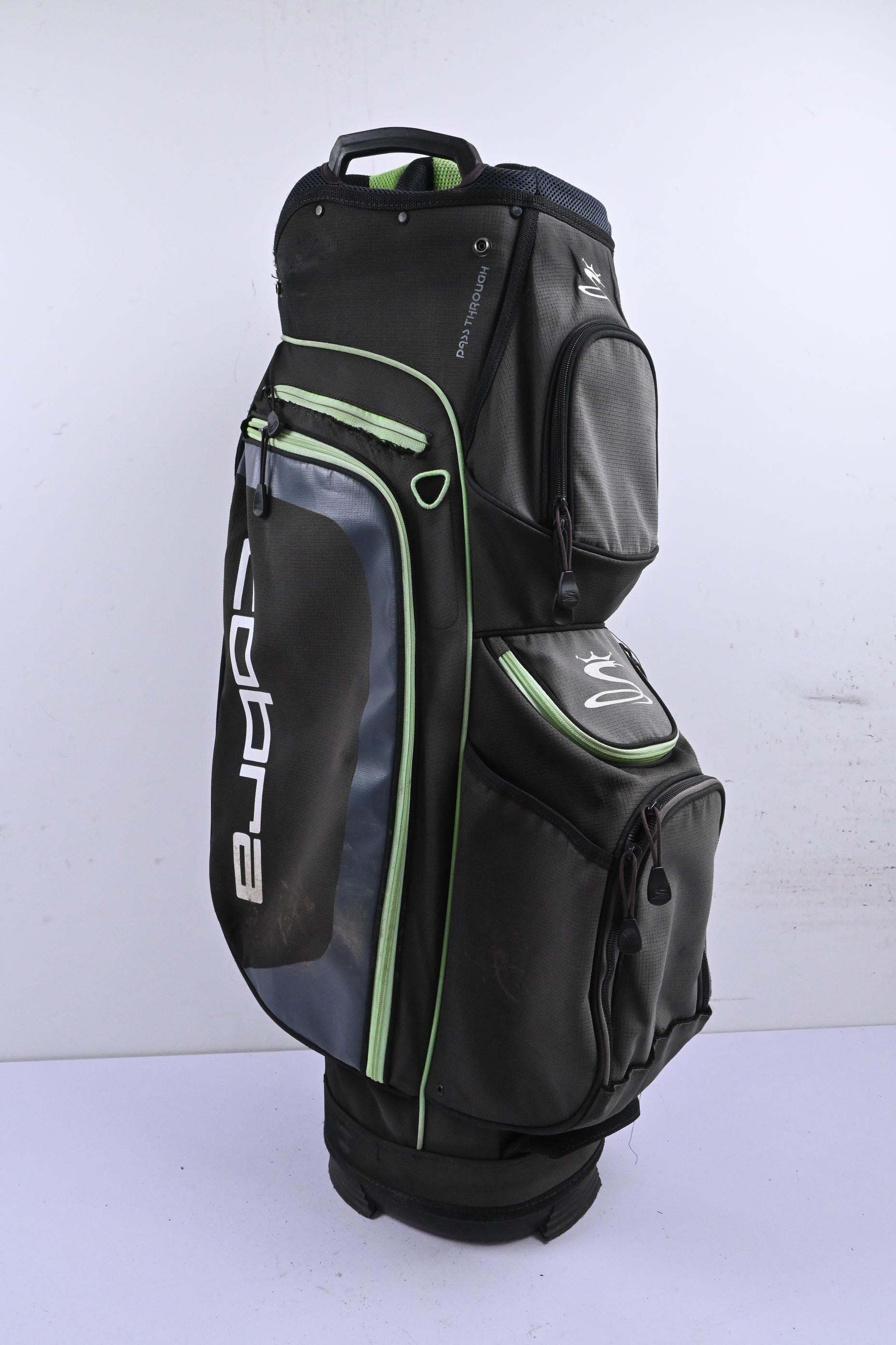 Cobra Cart Bag / 14-Way / Grey & Green
