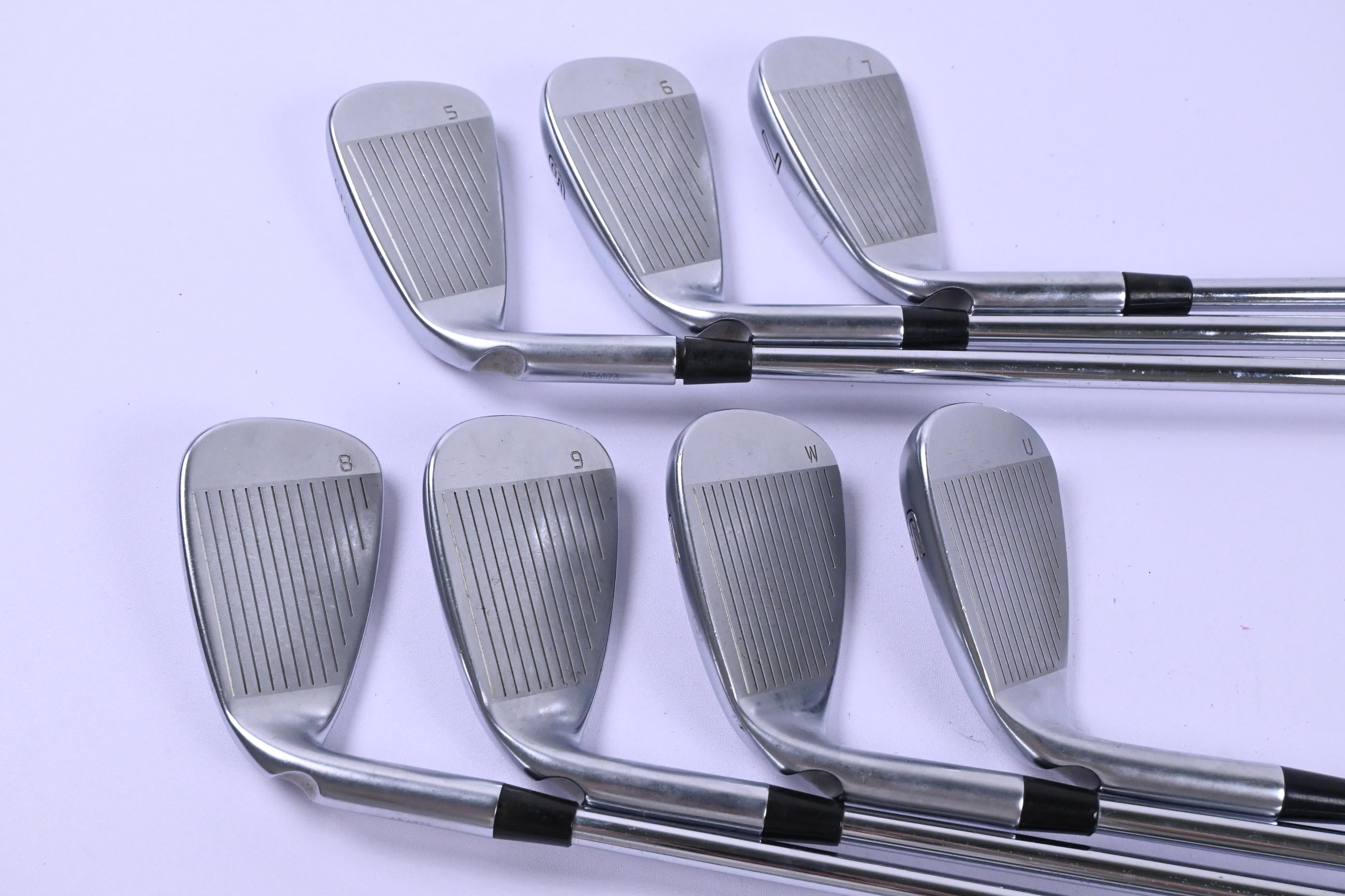 Ping G410 Irons / 5-PW+GW / Green Dot / Regular Flex Ping AWT 2.0 Shafts