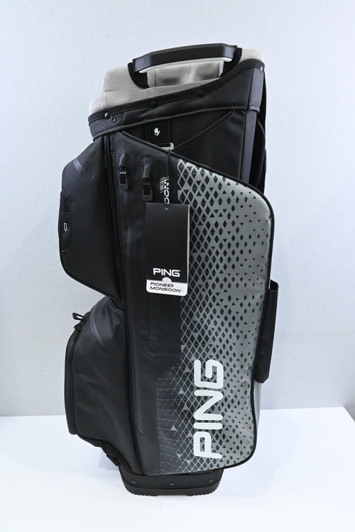 Ping Pioneer Monsoon Cart Bag / 14-Way / Black, Grey