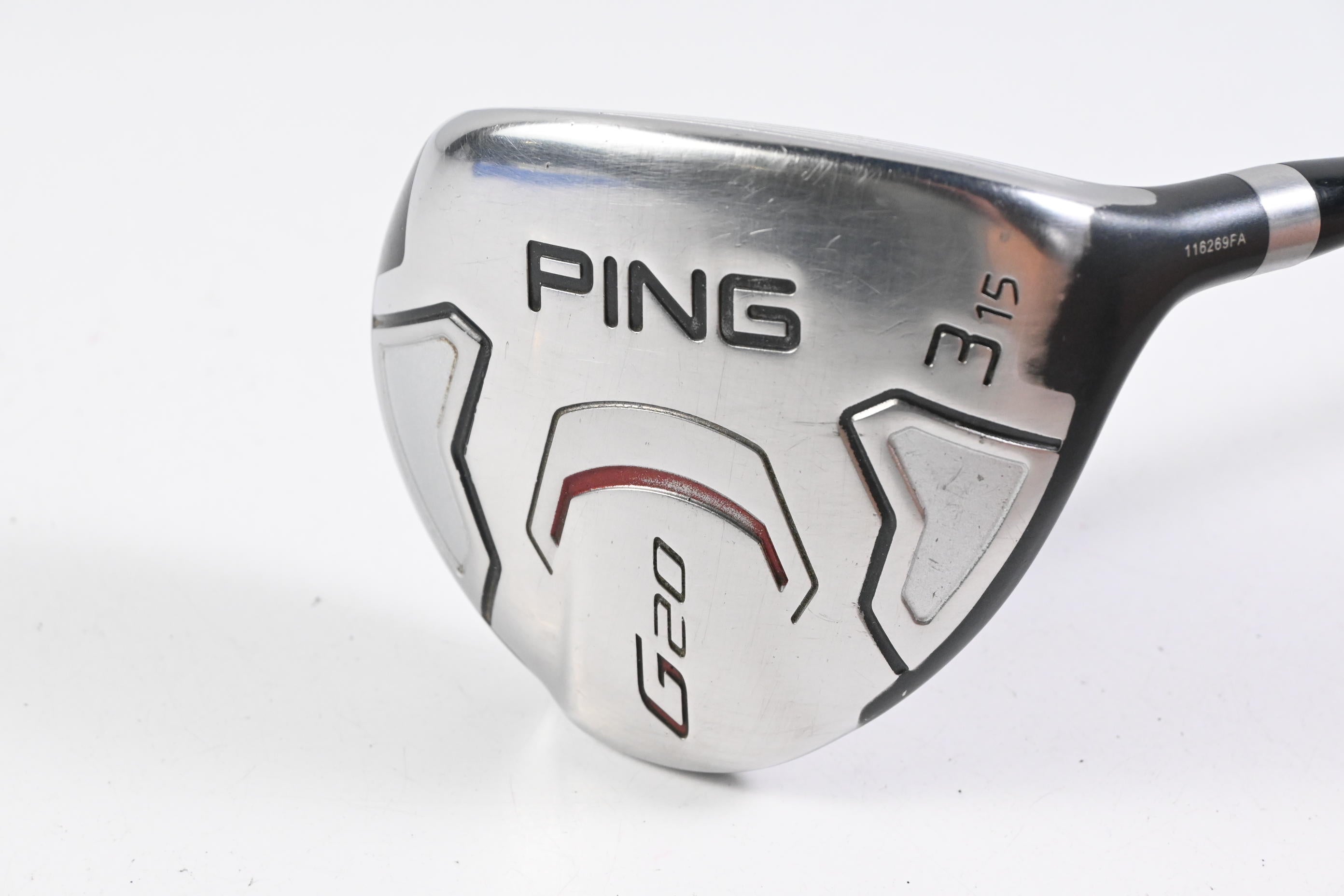 Ping G20 #3 Wood / 15 Degree / Stiff Flex Ping TFC 169 F Tour Shaft