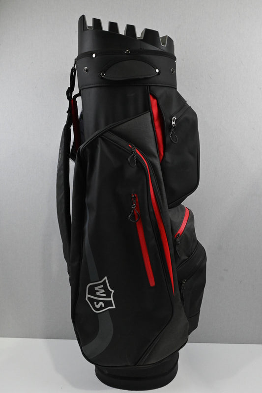 Wilson iLock Cart Bag / 14-Way / Black, Red