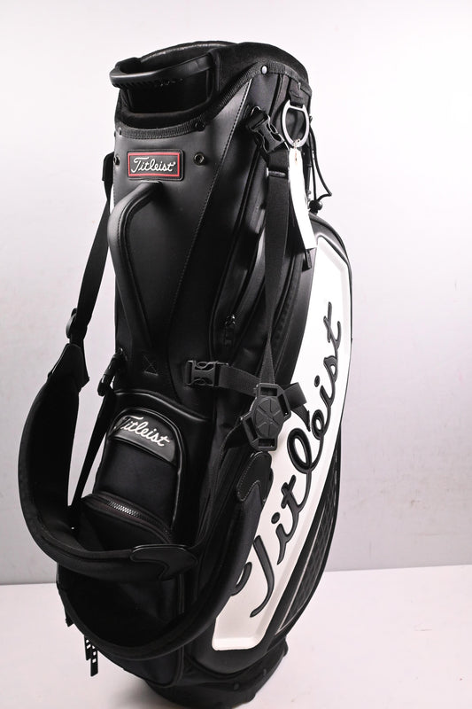 Titleist Tour Stand Bag / 4-Way Divider / Black, White
