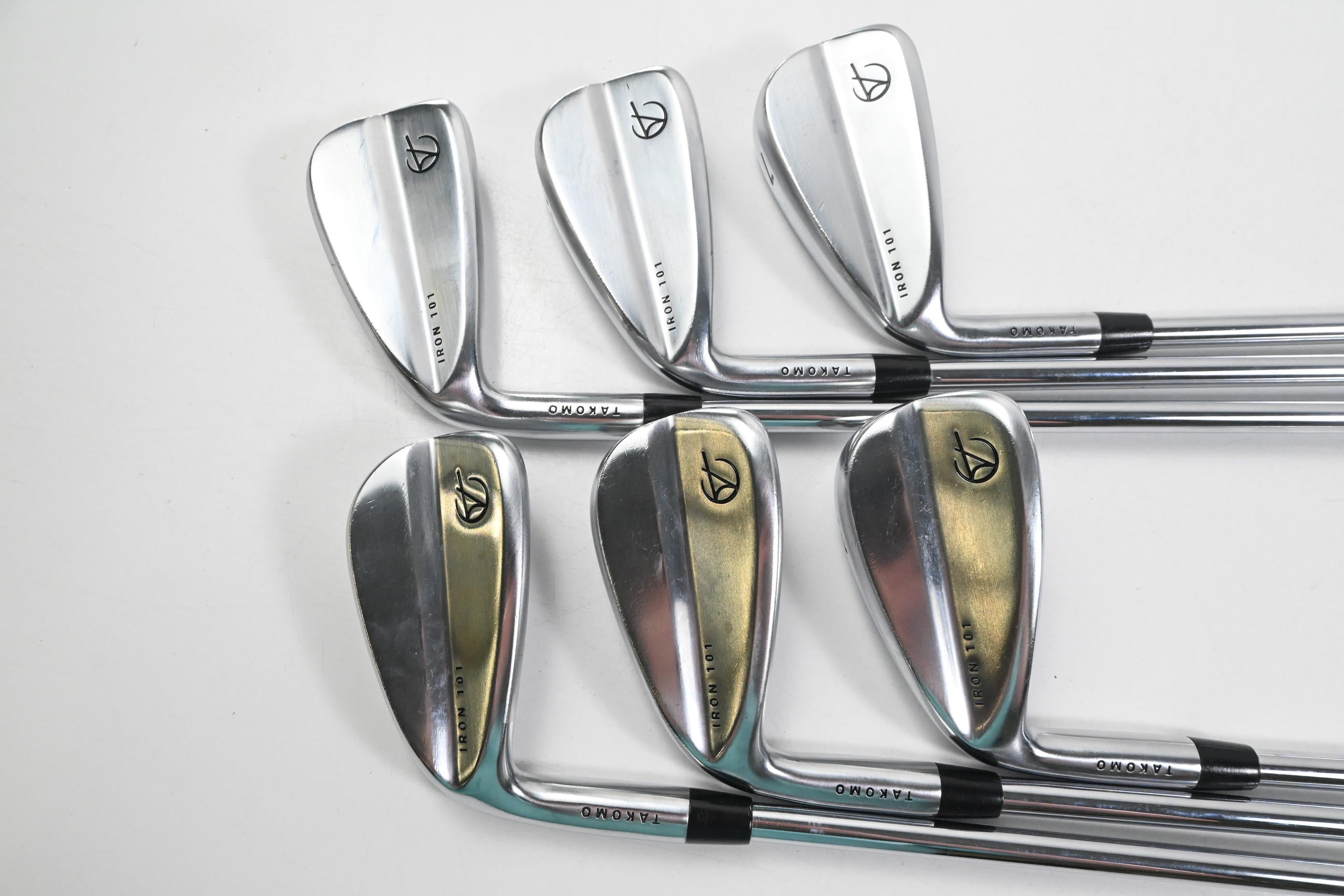 Left Hand Takomo 101 Irons / 5-PW / Regular Flex KBS Tour Lite Shafts