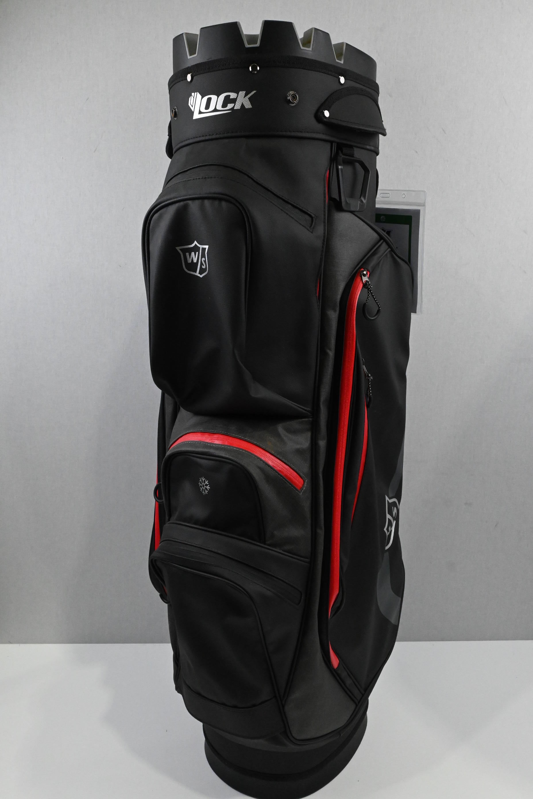 Wilson iLock Cart Bag / 14-Way / Black, Red