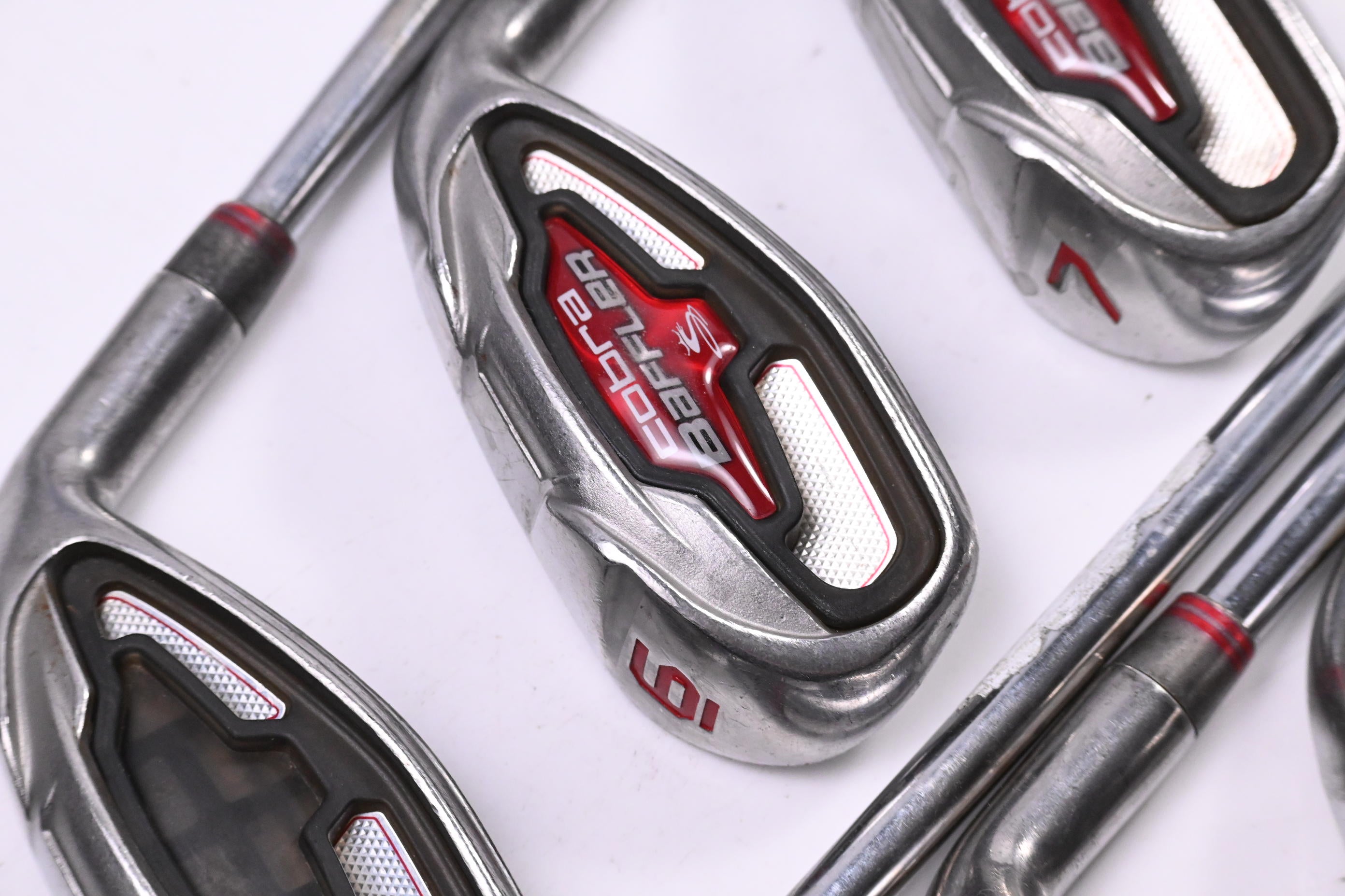 Cobra Baffler 2013 Red Irons / 5-PW+SW / Regular Flex Cobra Baffler Steel Shafts