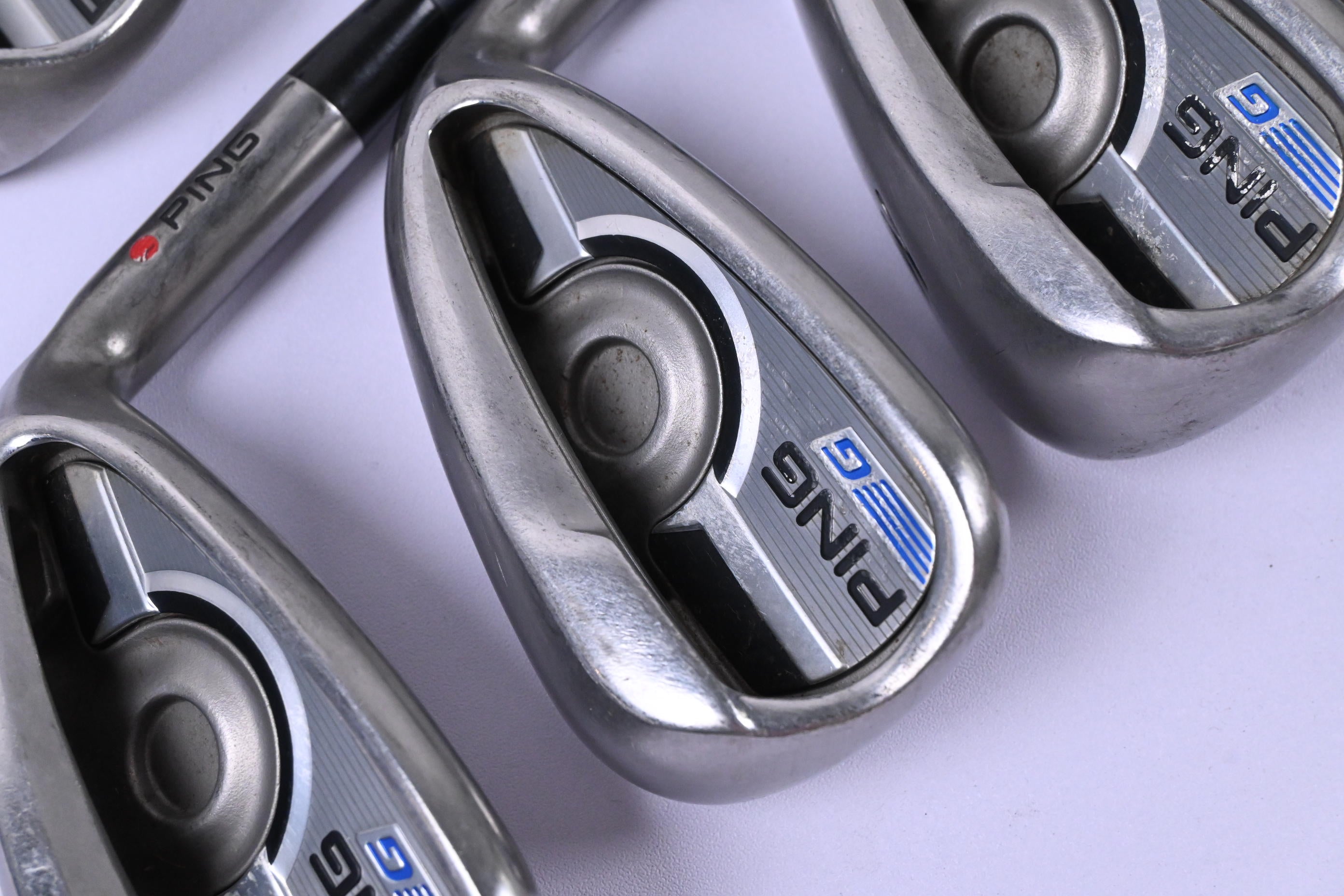 Ping G Series Irons / 5-PW+SW / Red Dot / Senior Flex Ping CFS 65 Shafts