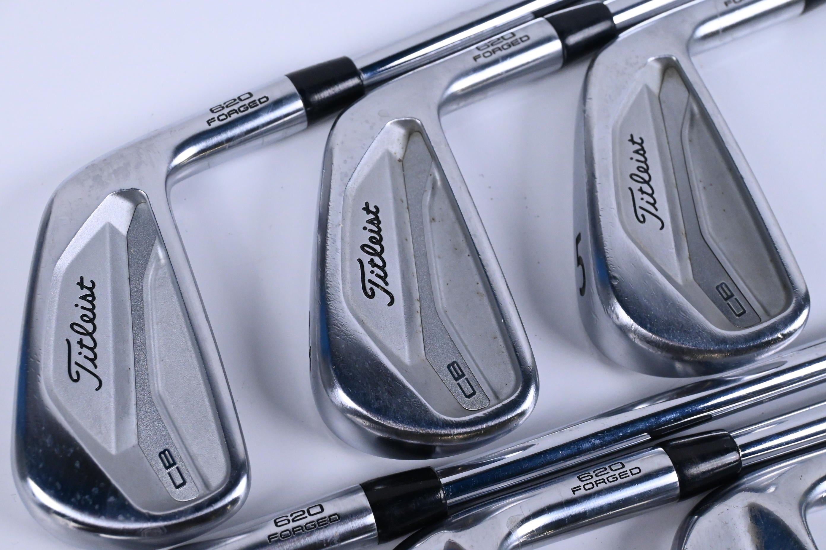 Titleist 620 CB/MB Combo Irons / 3-9i / X-Flex Project X LZ 125 Steel Shafts