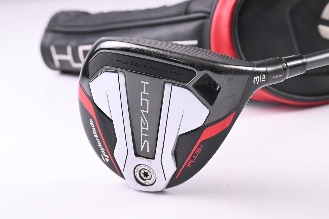 Taylormade Stealth Plus #3 Wood / 15 Degree / X-Flex HZRDUS Smoke 70 Shaft