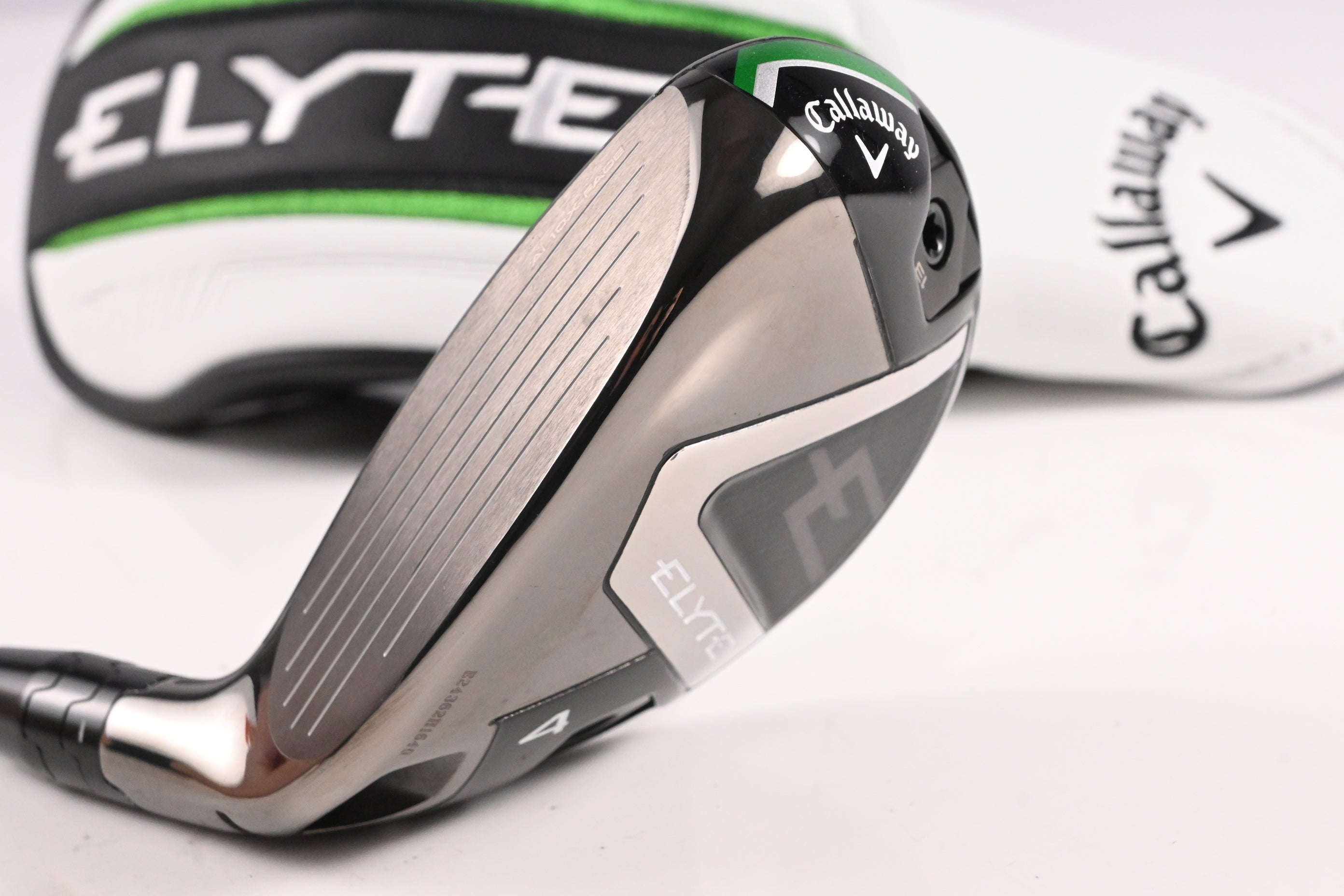Left Hand Callaway Elyte #4 Hybrid / 22 Degree / Stiff Flex Denali Charcoal 70